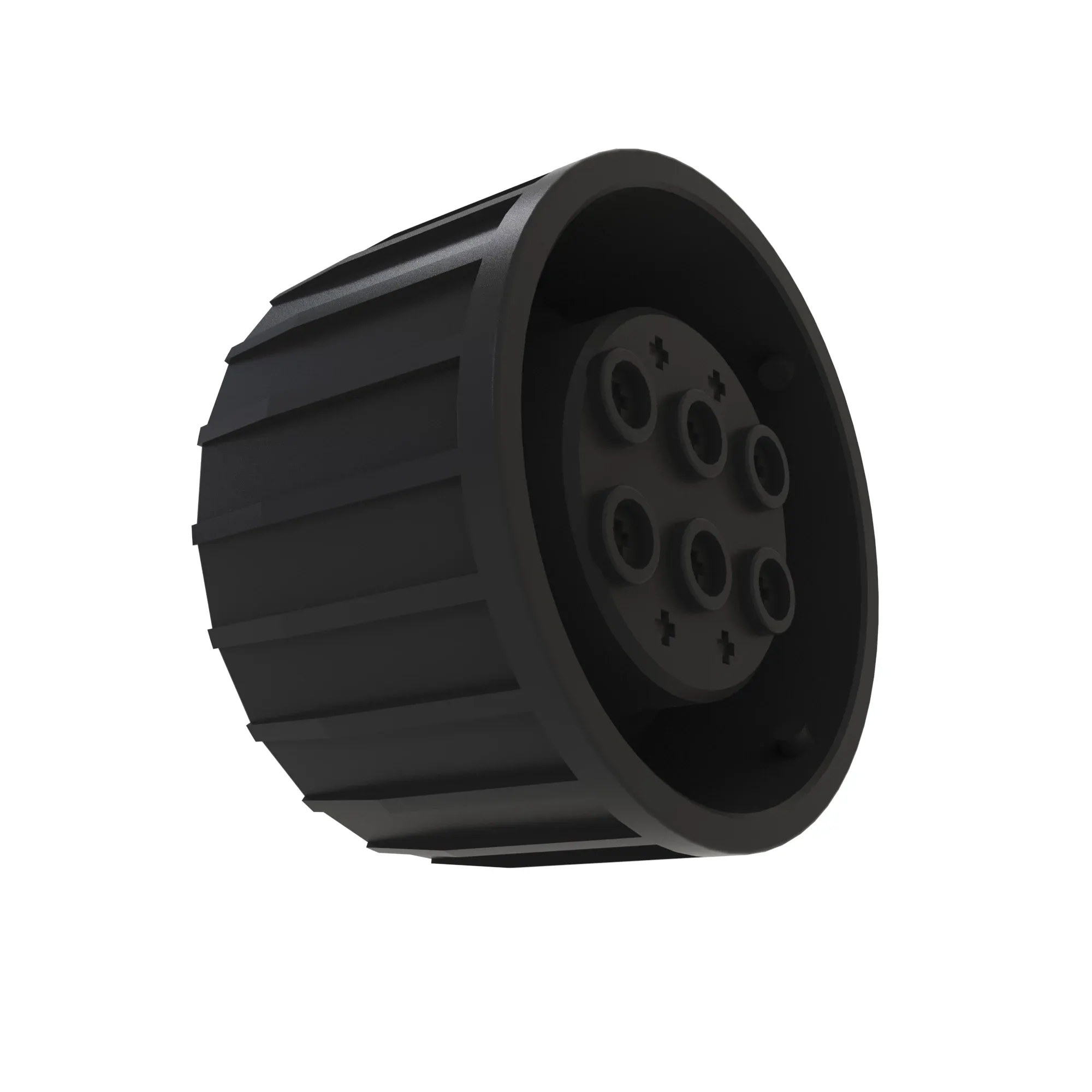John Deere Black Internal Electrical Connector Housing, 8 Cavities - 57M8581
