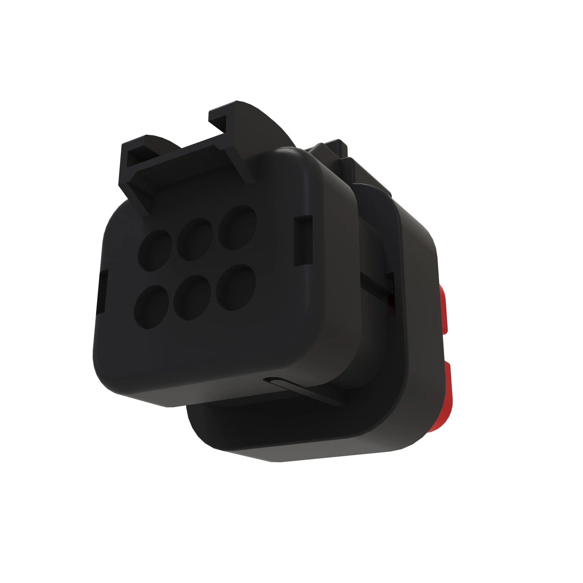 TYCO AMPSEAL16 6W RCPT SLD GRY PLST