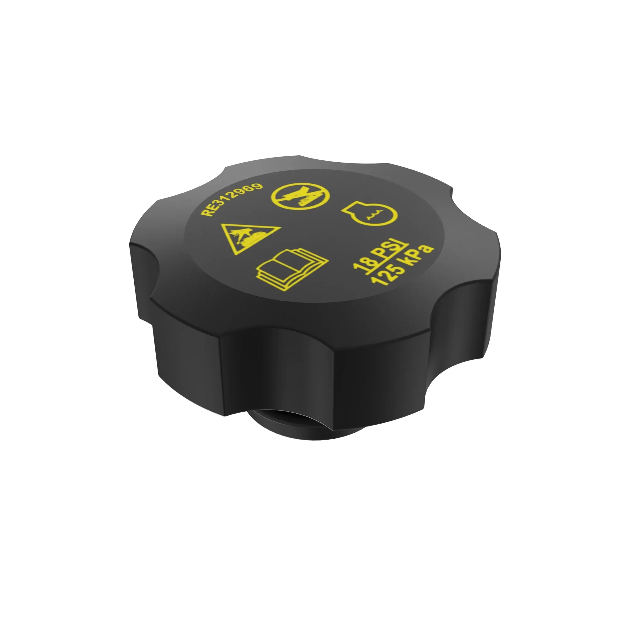 John Deere Fuel Tank Filler Cap with Tether - GX23465
