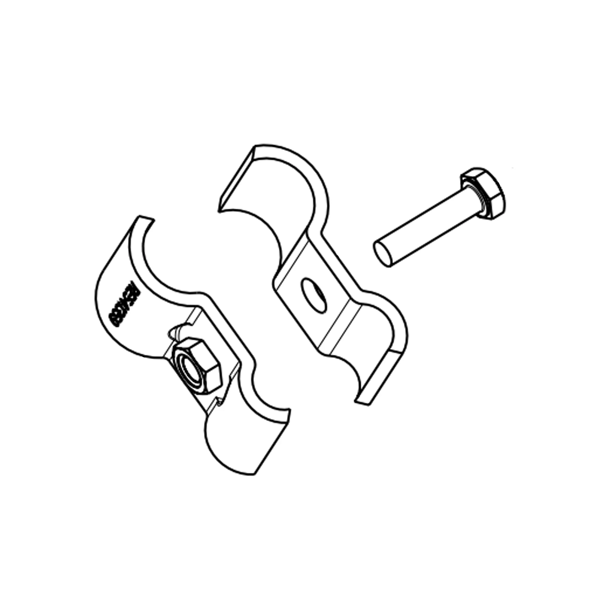 Clamp Kit, Oil Drain and Supply Line