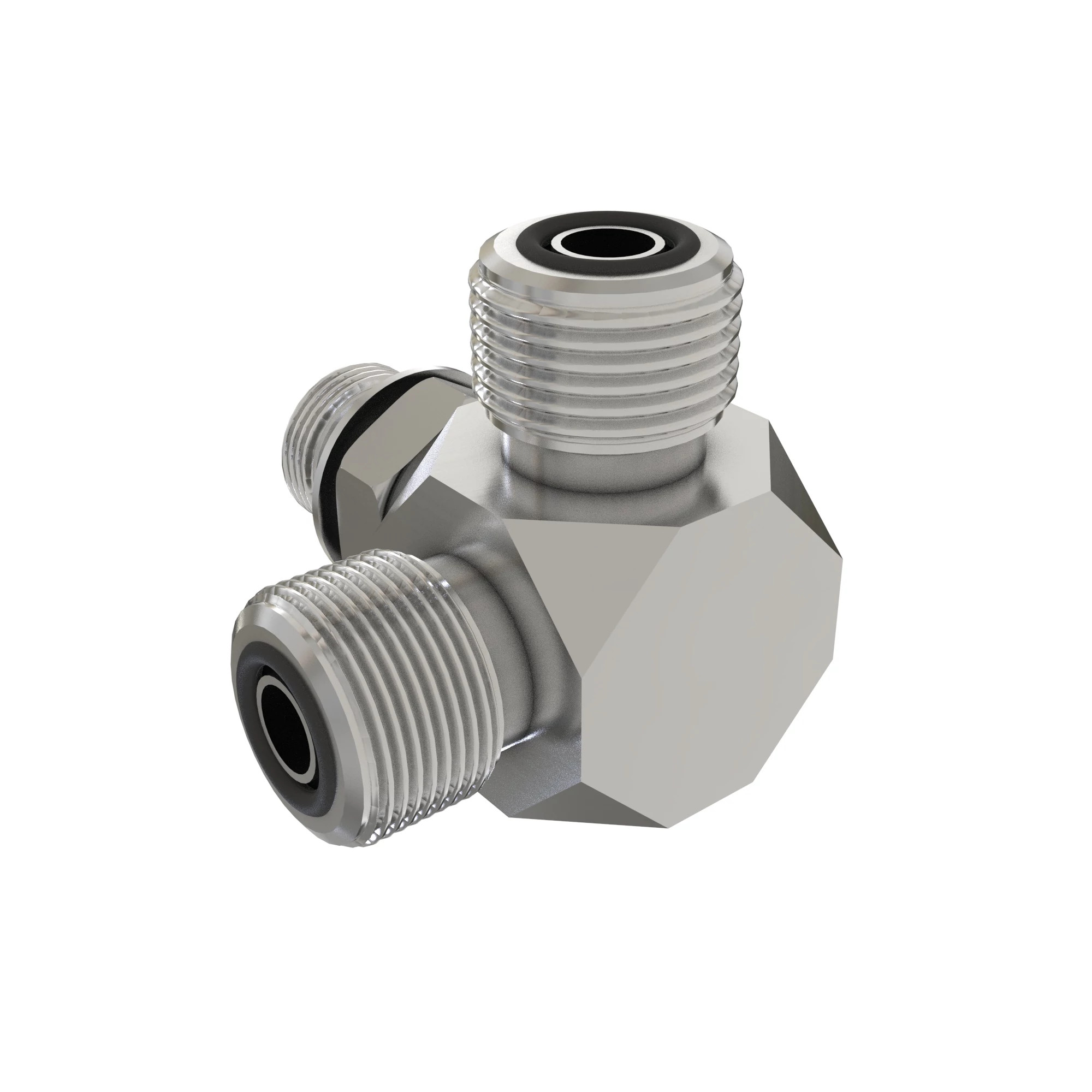 LATERAL TEE, ELECTROLESS NICKEL PLATED