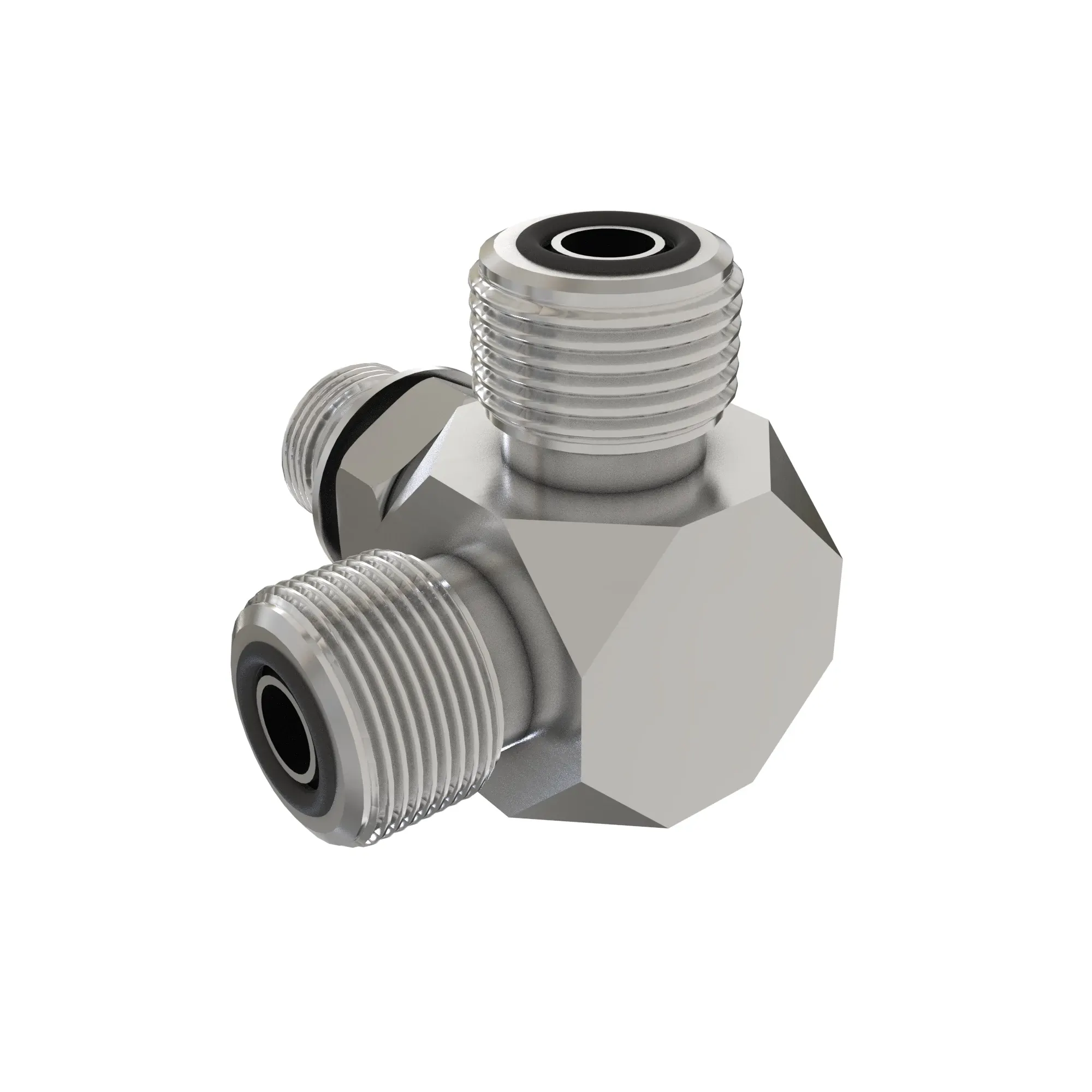 LATERAL TEE, ELECTROLESS NICKEL PLATED