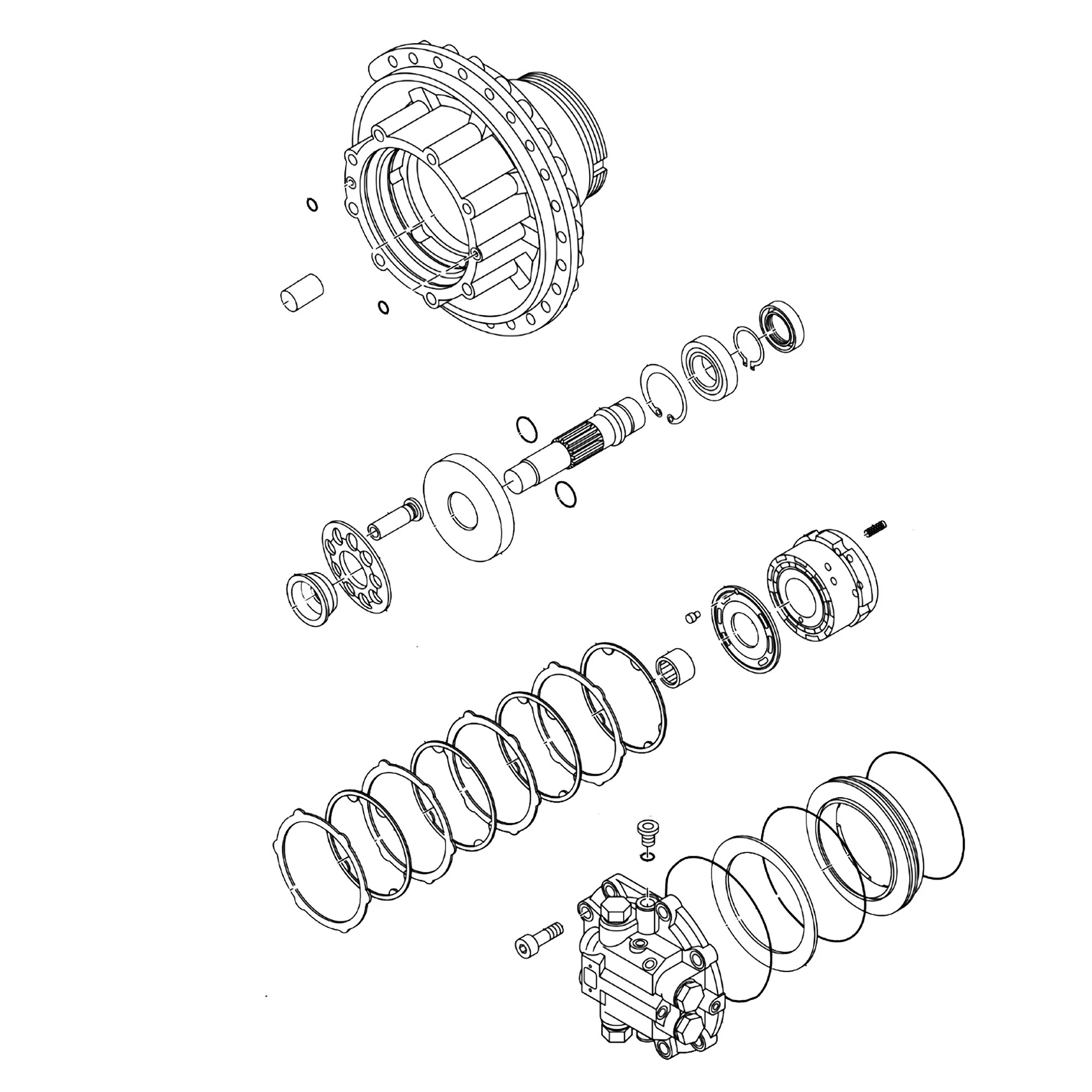 John Deere Travel Hydraulic Motor - 9281842