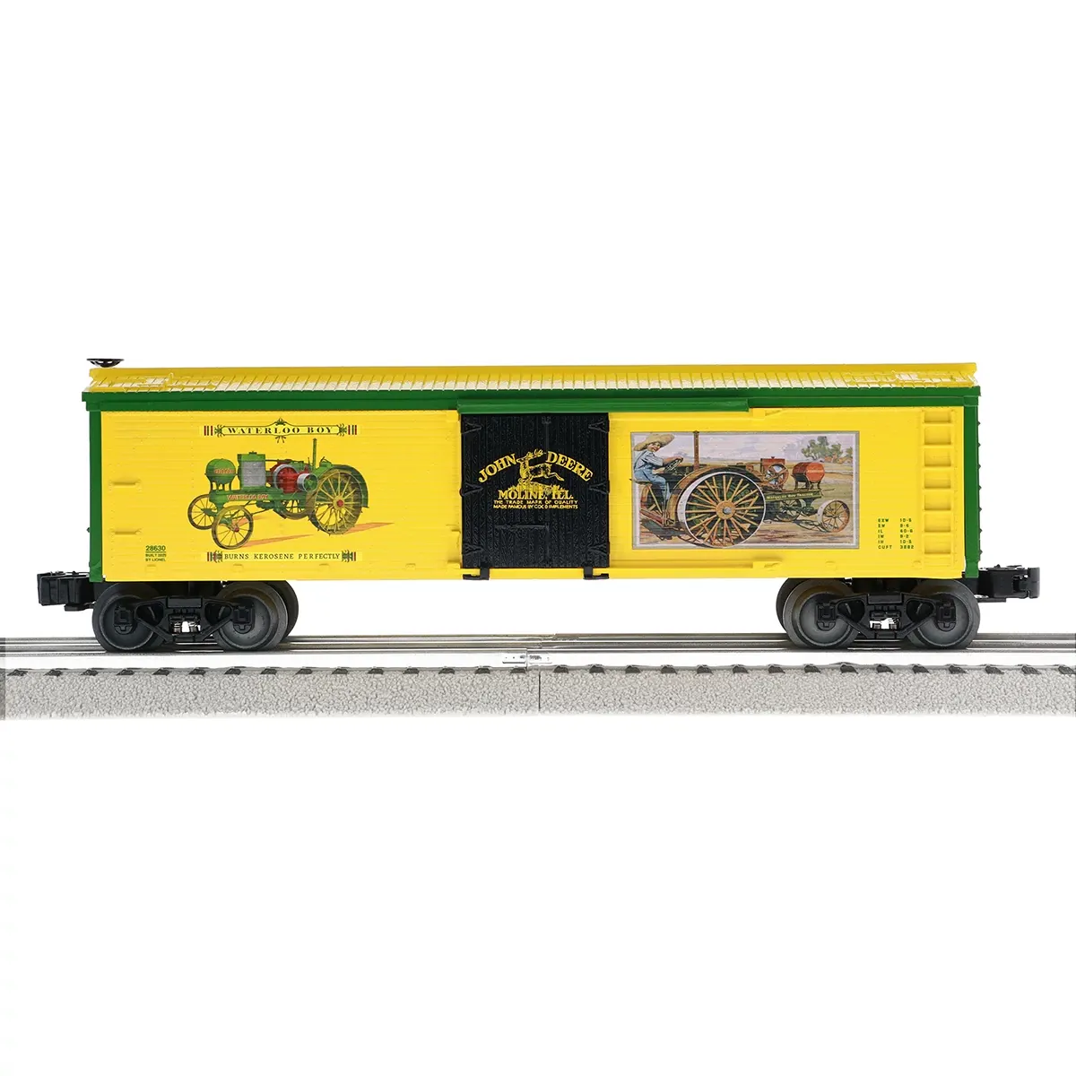 Lionel Trains® John Deere Waterloo Boy O Gauge Model Train Reefer Car 