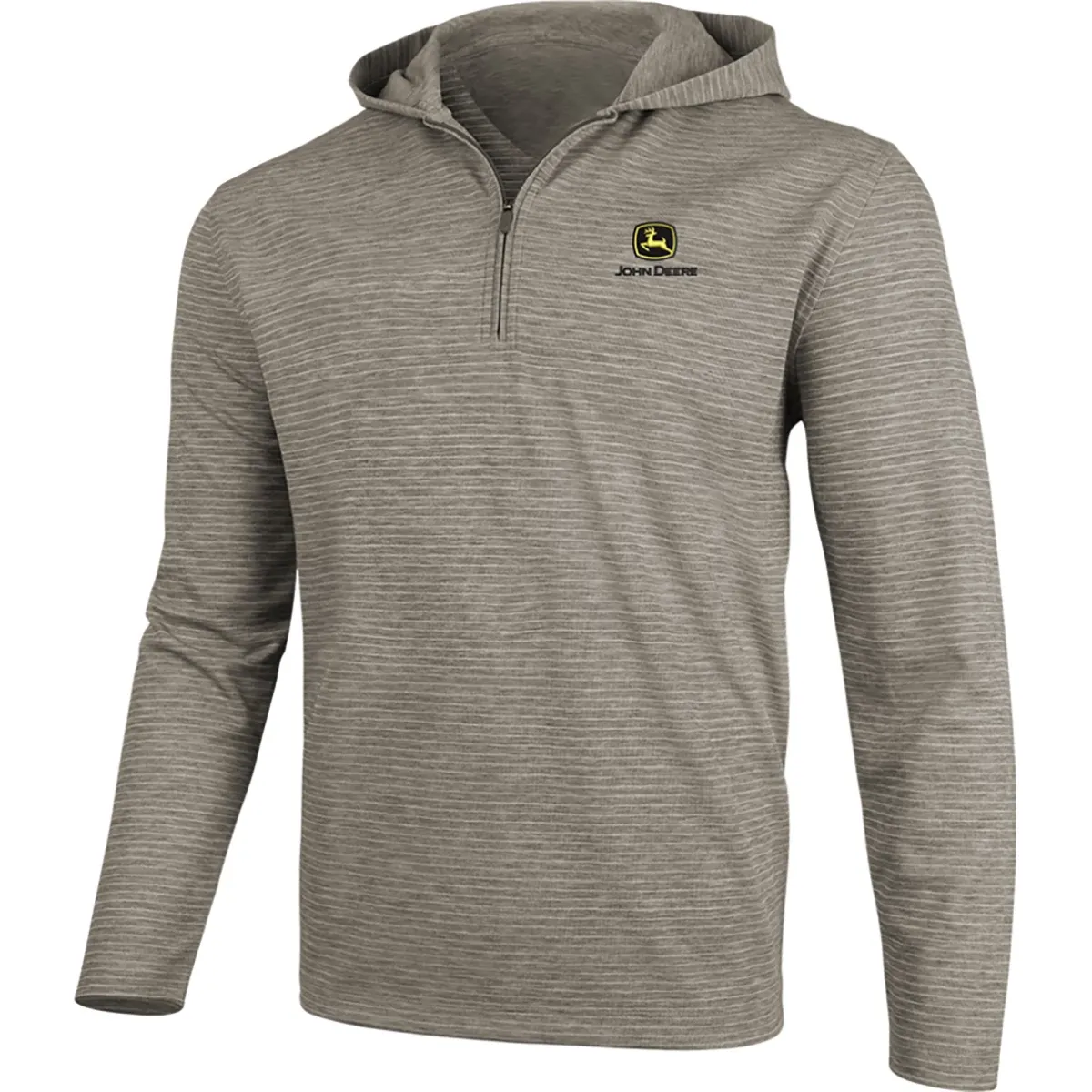 Stretch Casual Hooded Quarter Zip
