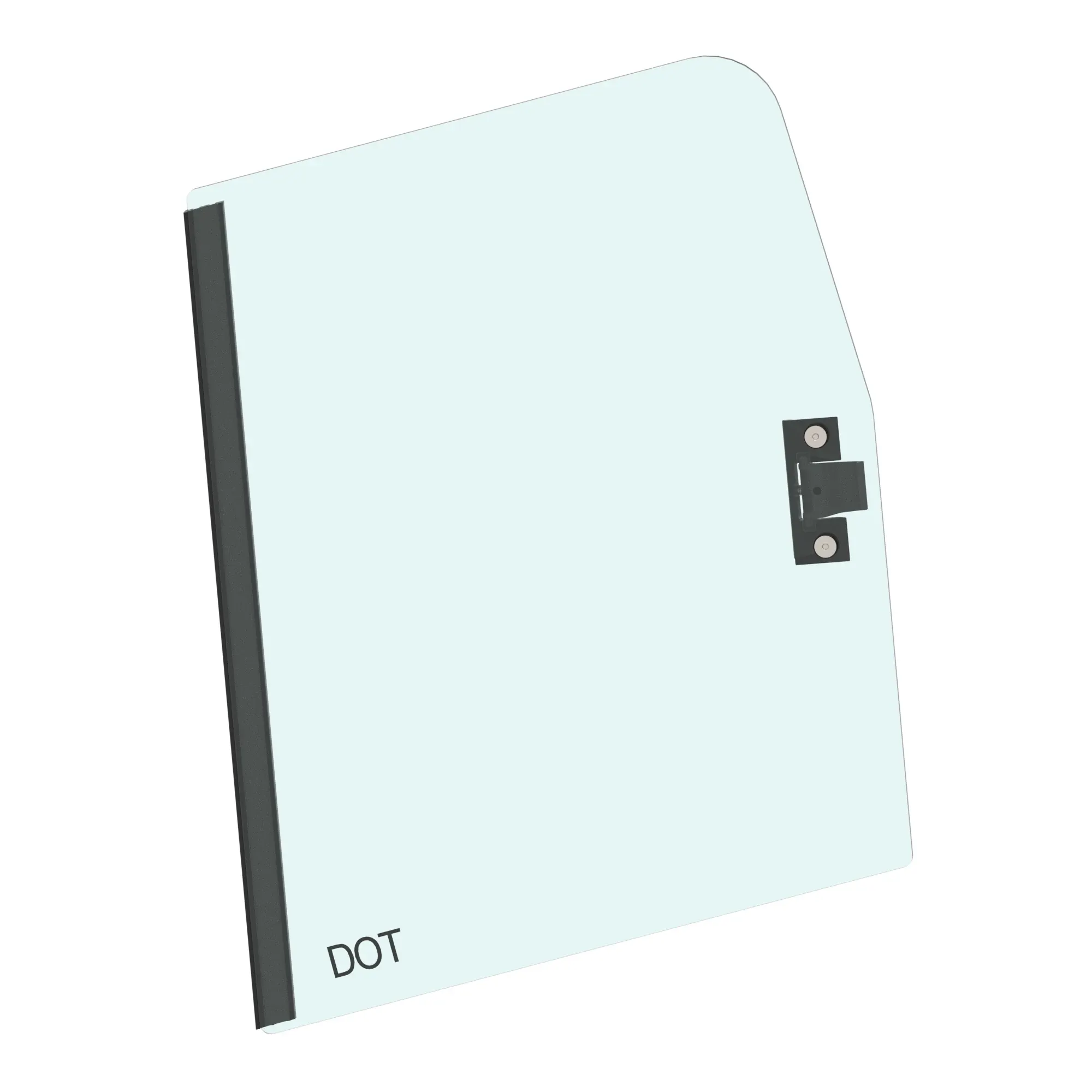 REAR PANE W/ ADHERED MEET RAIL & LATCHES (LH)