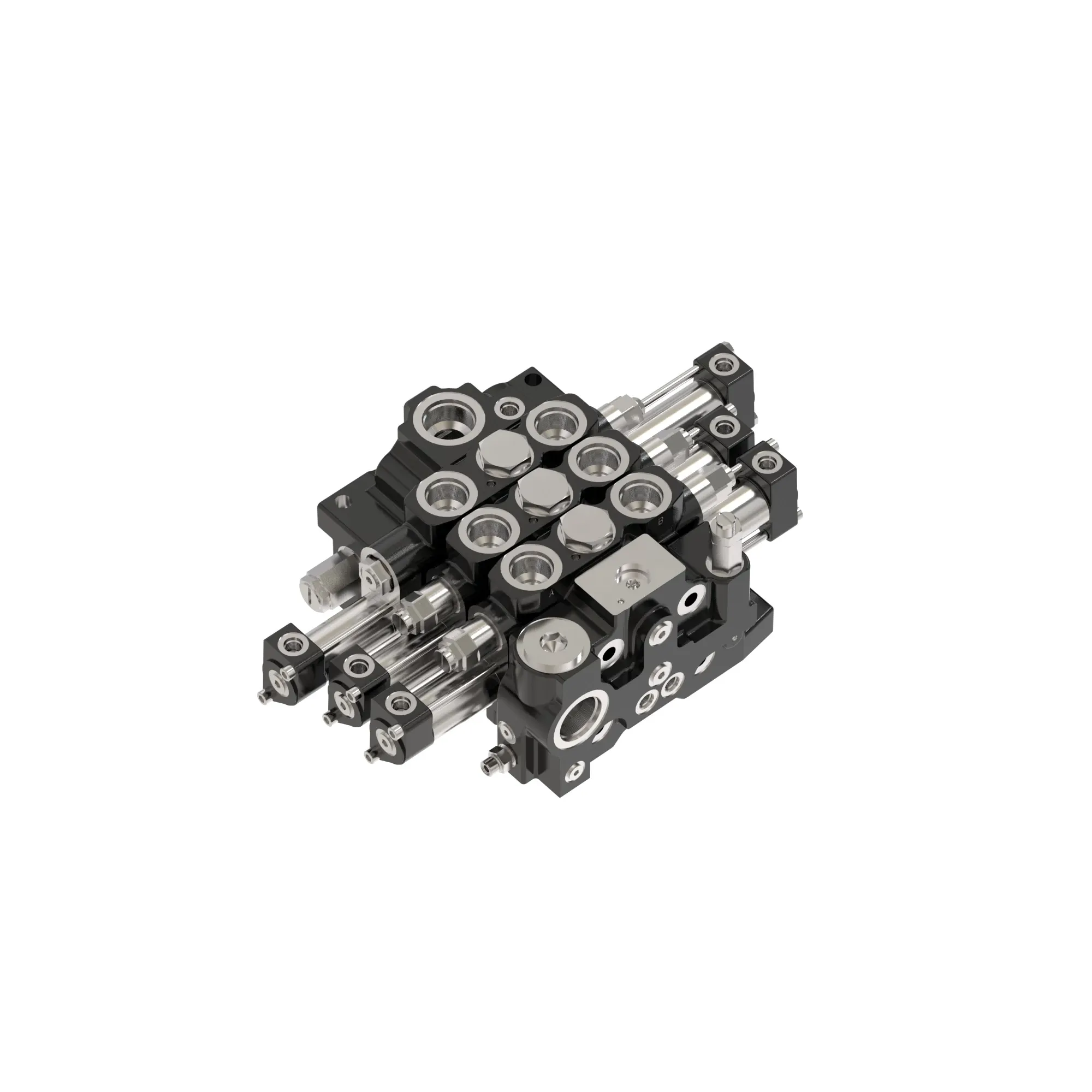 John Deere 3-Spool Control Valve Stack - AT355615