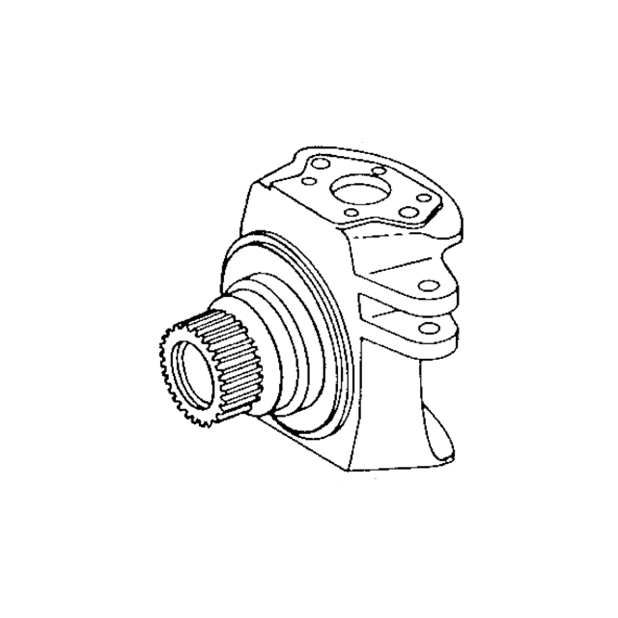 HOUSING, KNUCKLE, WITH SPINDLE, LH