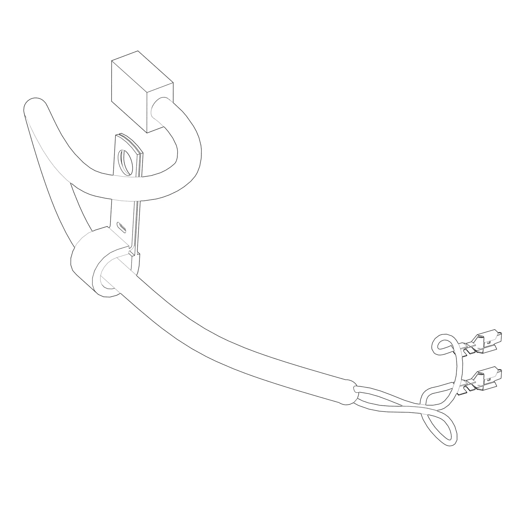 HARNESS, LICENSE PLATE L