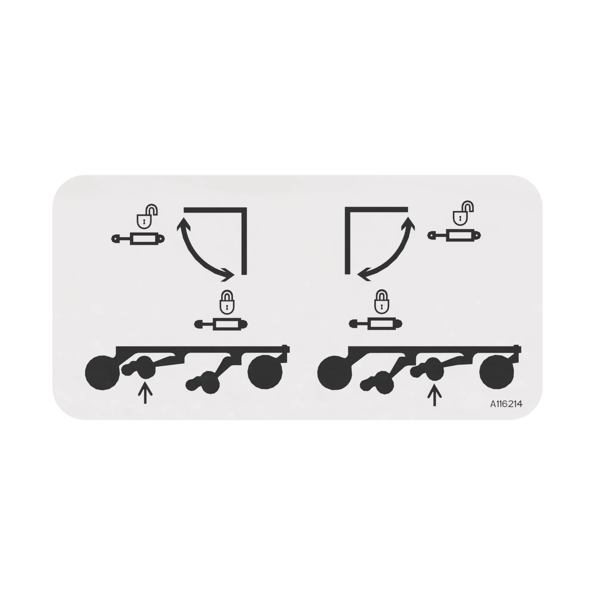 John Deere Information Sign - A116214