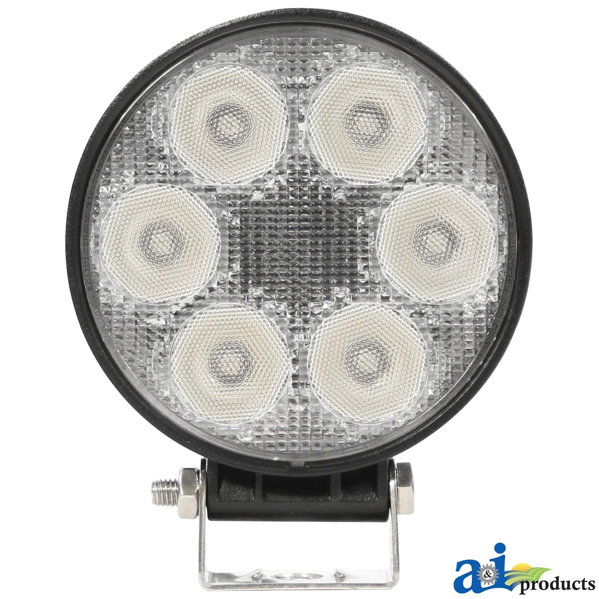 A&I Products Round LED Flood Work Lamp - A-WL100