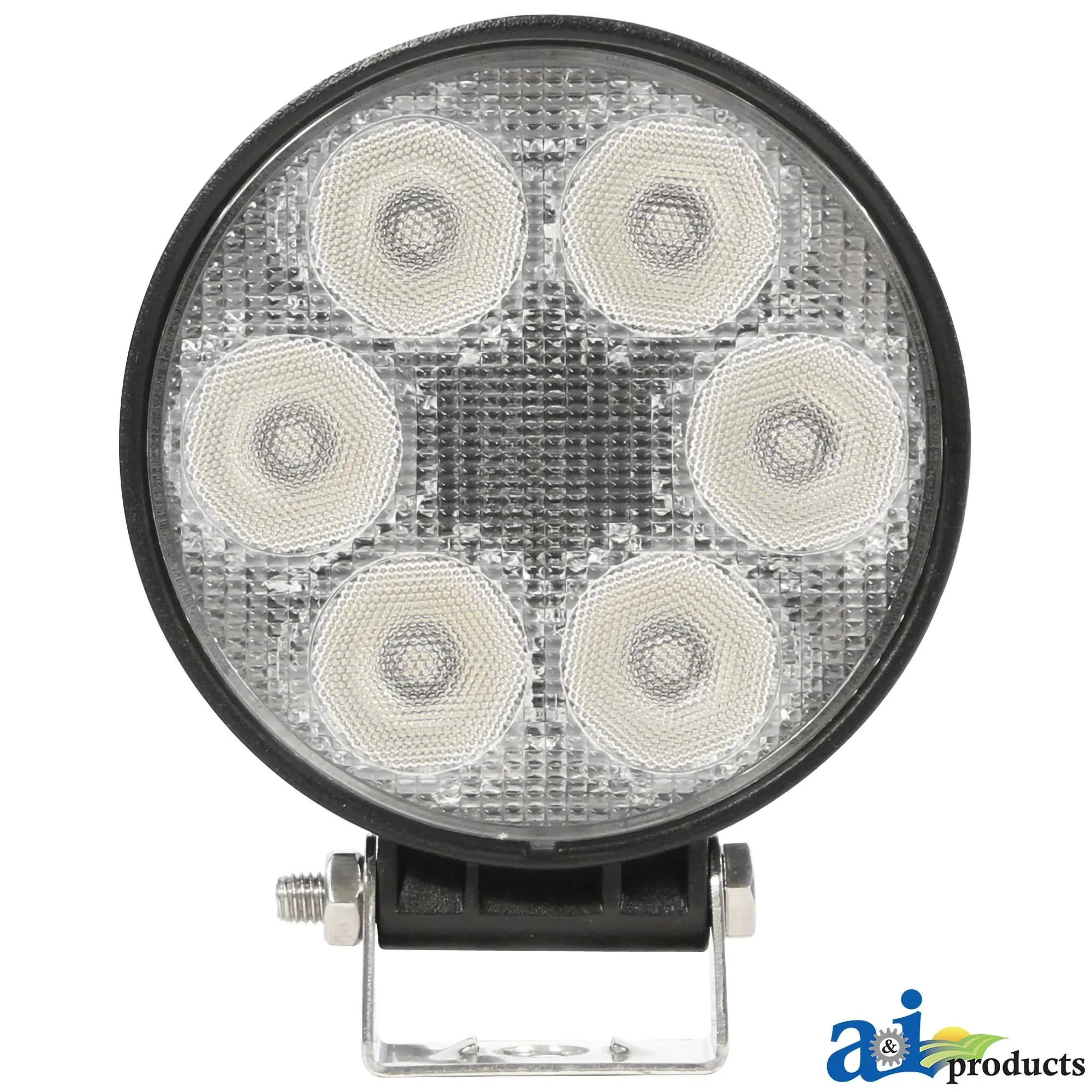 A&I Products Round LED Flood Work Lamp - A-WL100