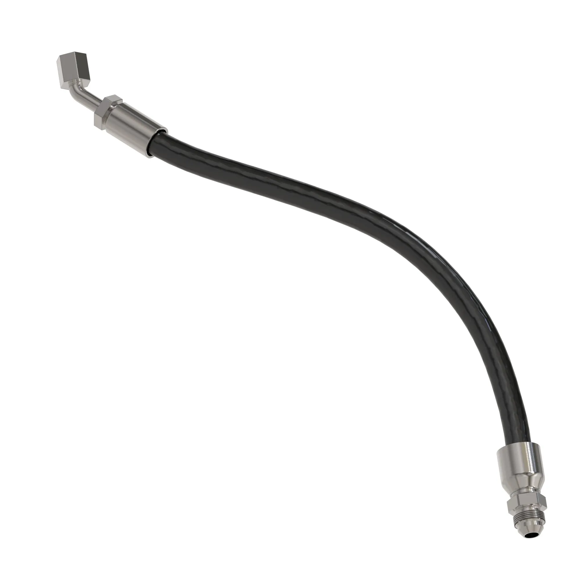 John Deere Ground Drive Motor to Hydraulic Reservoir Hose - AXT20223