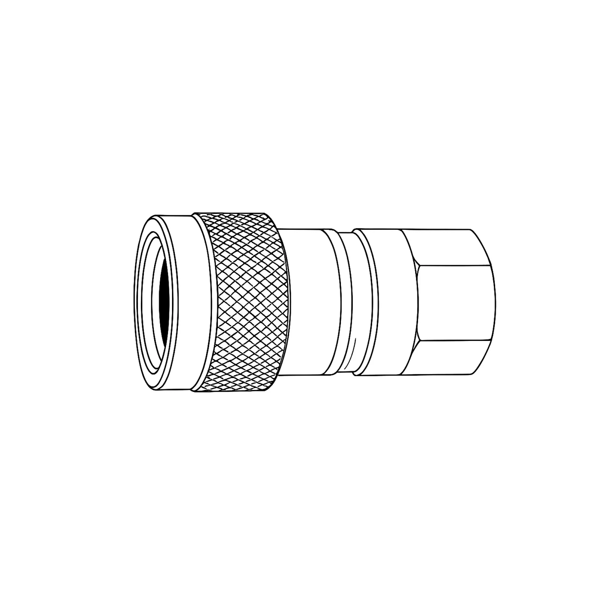 A&I Products Hydraulic Quick Couplet Socket - A-4050-15P