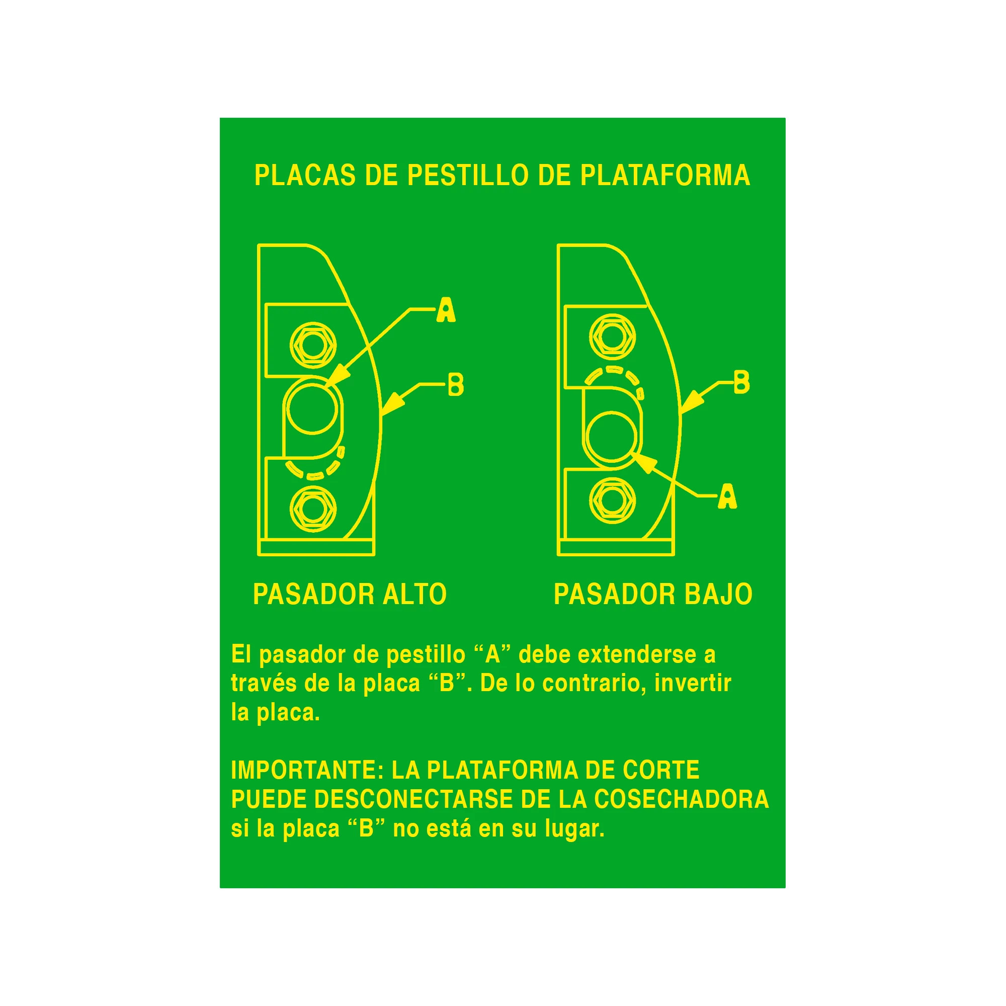 DECAL,HEADER LATCH PLATE,SPANISH