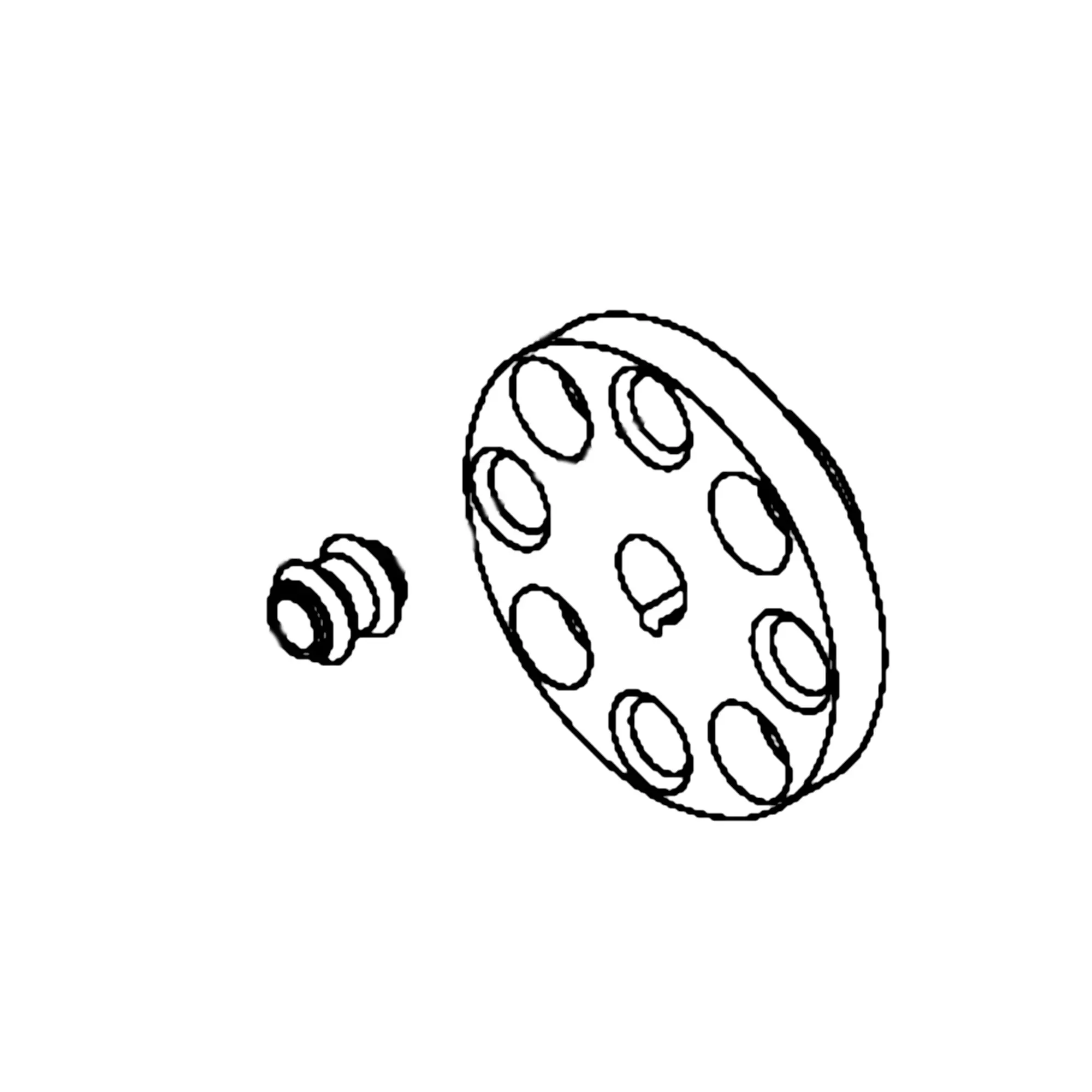 John Deere Jackshaft Hub Assembly - AN220653