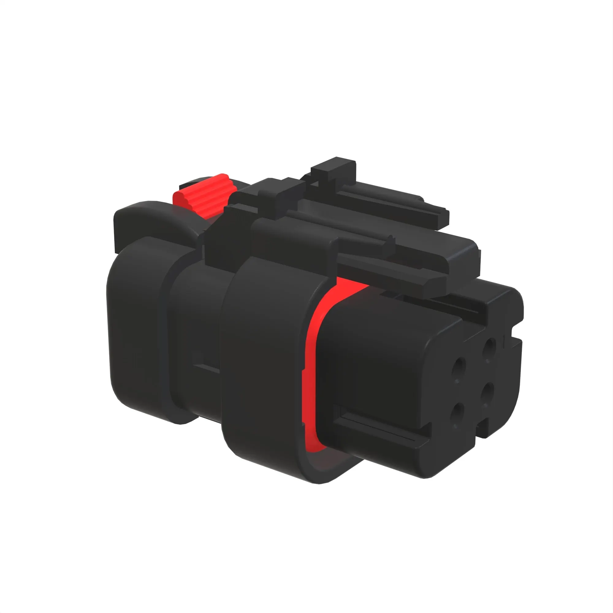 TYCO AMPSEAL16 4W RCPT SLD GRY PLST