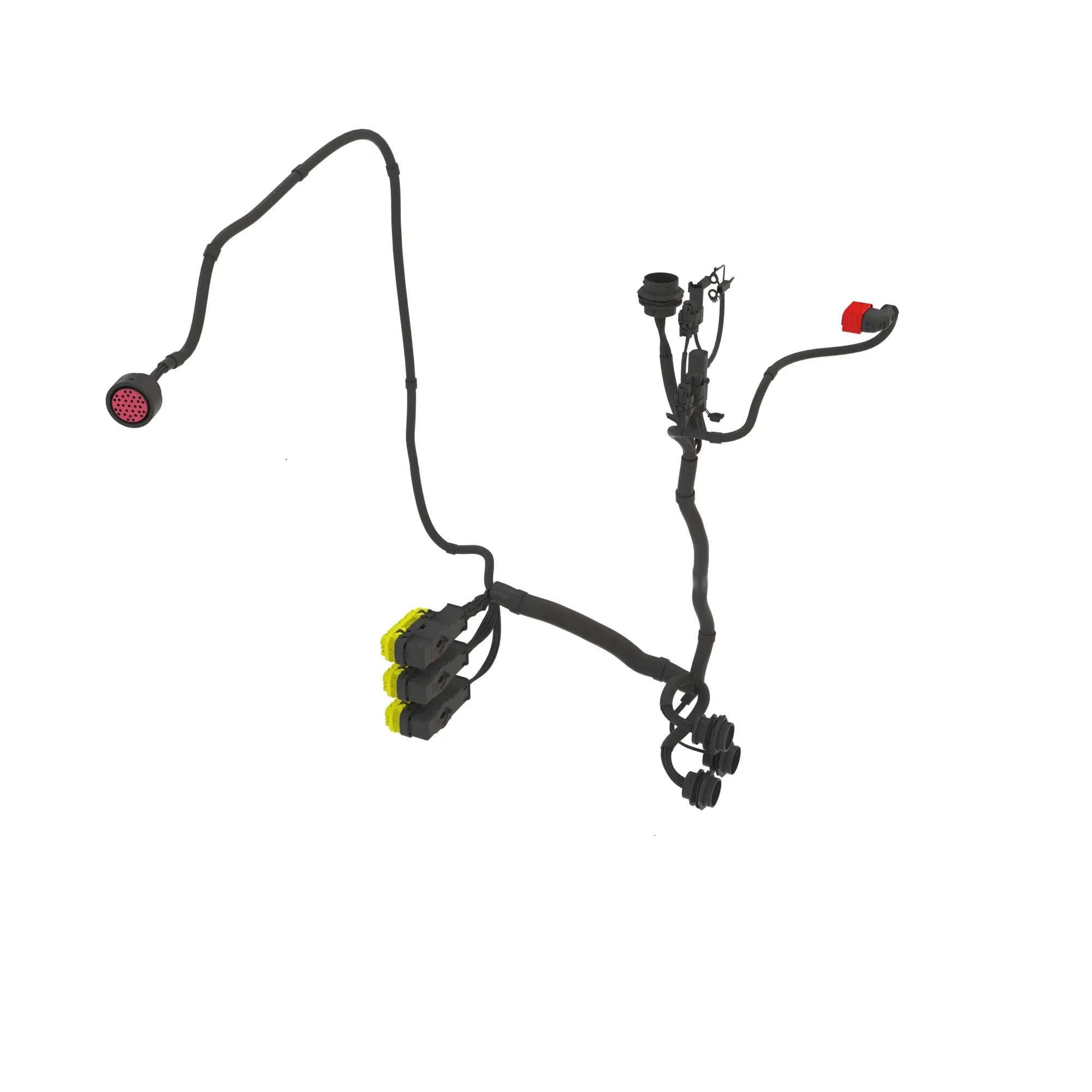 John Deere Engine Control Unit Wiring Harness - AT461470