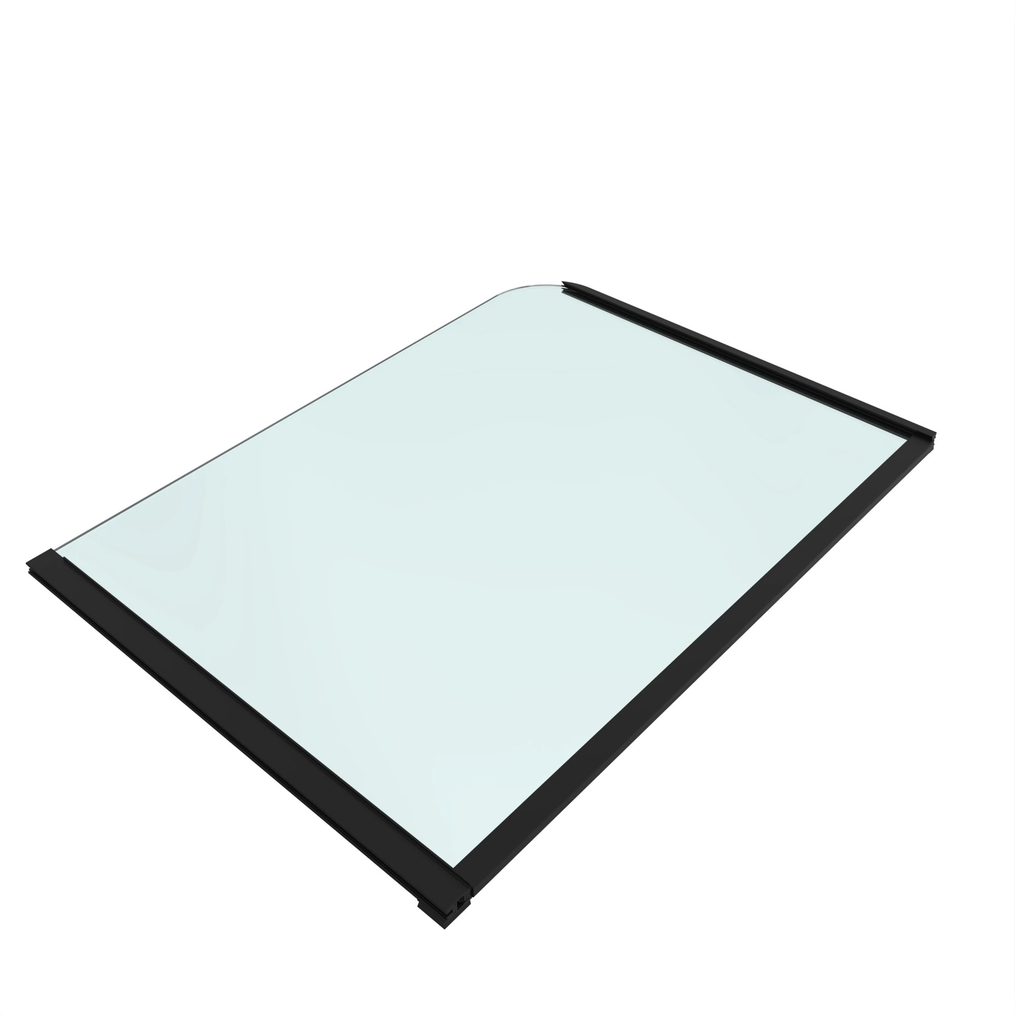 STATIONARY REAR GLASS, LEFT