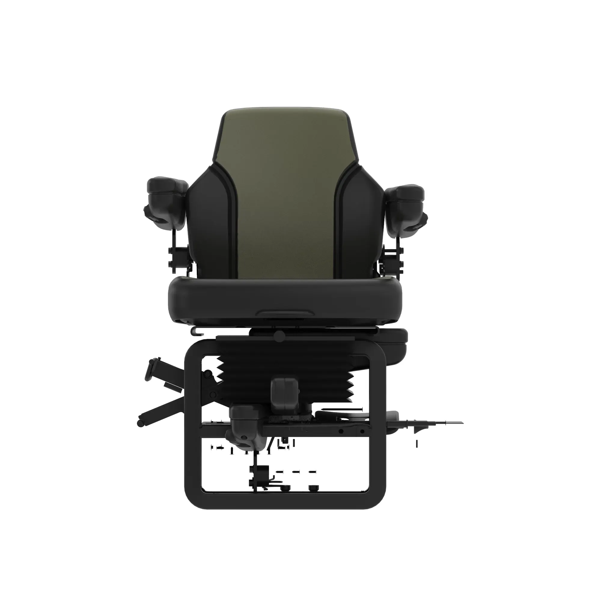 John Deere Grey Vinyl Seat - AT311919