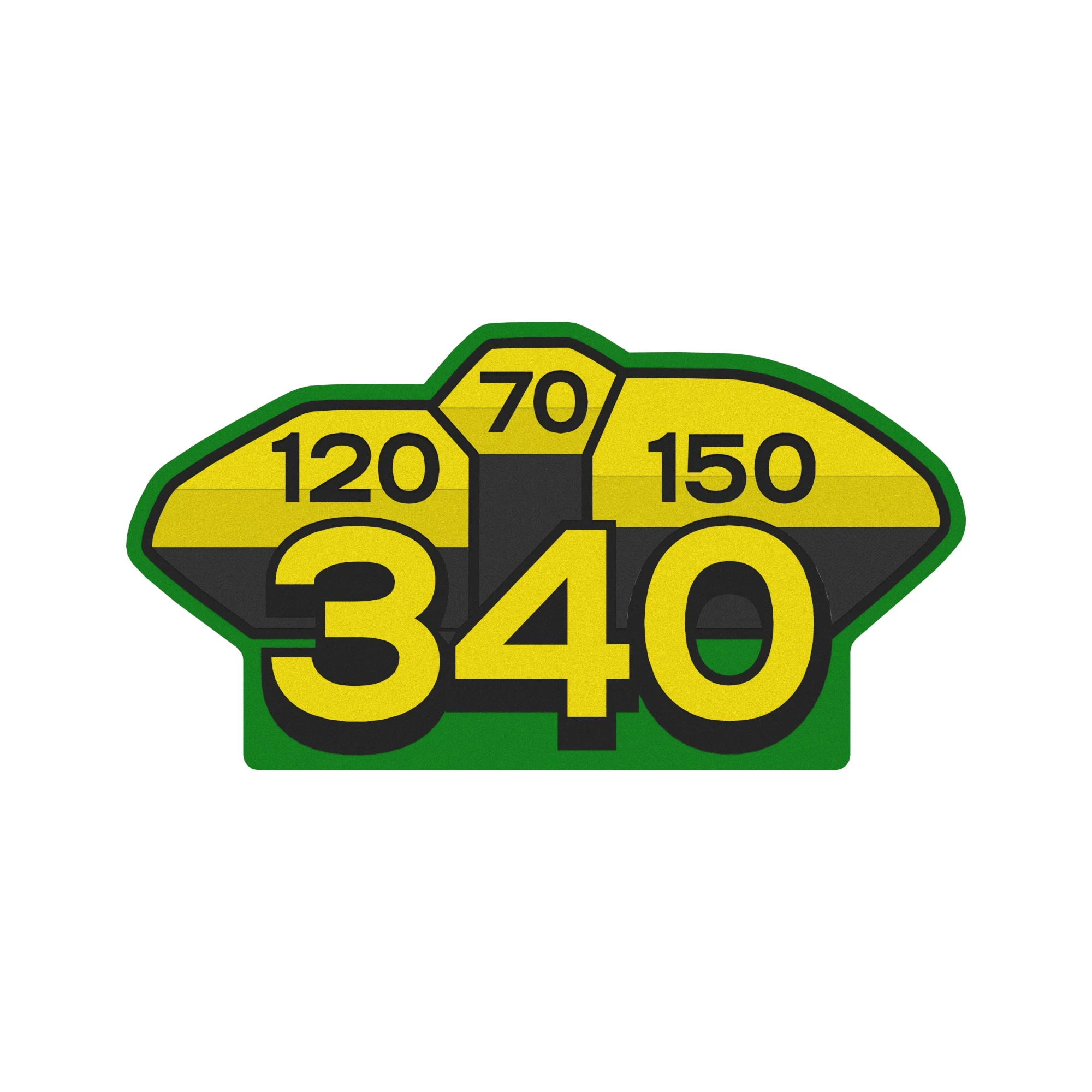 John Deere Remap Label 1109 Dual Flex - A72037