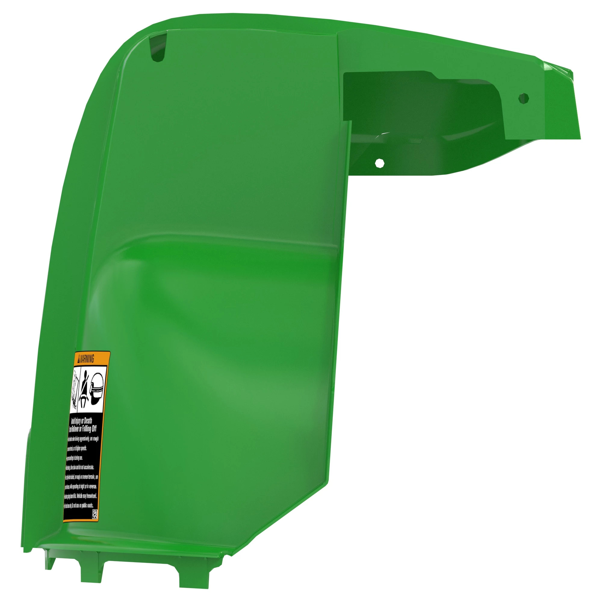 John Deere AM146233 Right-Hand Hood Front Fender with Label | RDO