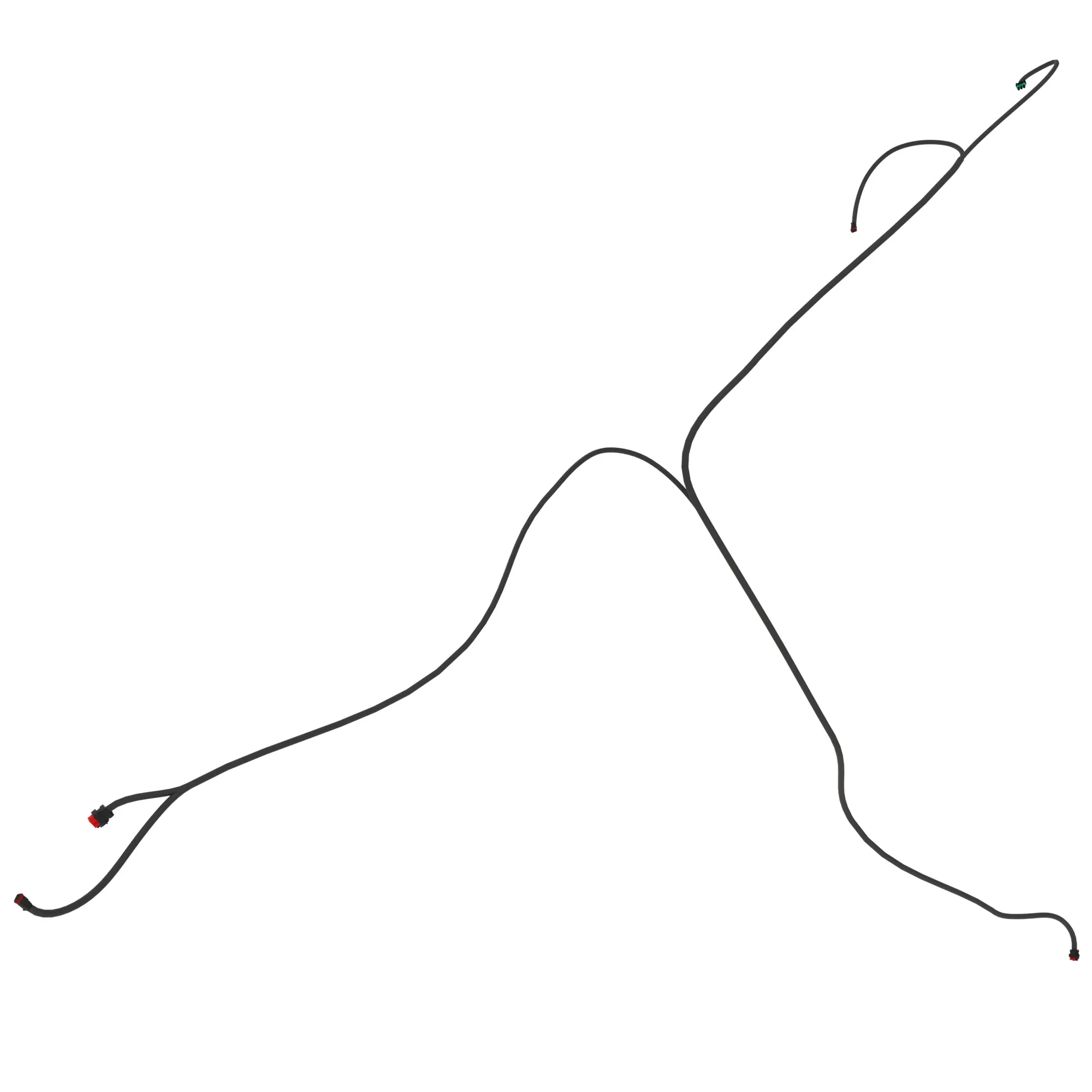 John Deere TruSet™ Wing Wiring Harness - AKK29598