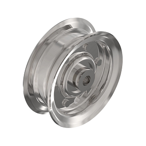 Caltric AM135526 Flat Idler Pulley For John Deere Mower Deck - 17mm Shaft, 132.6mm