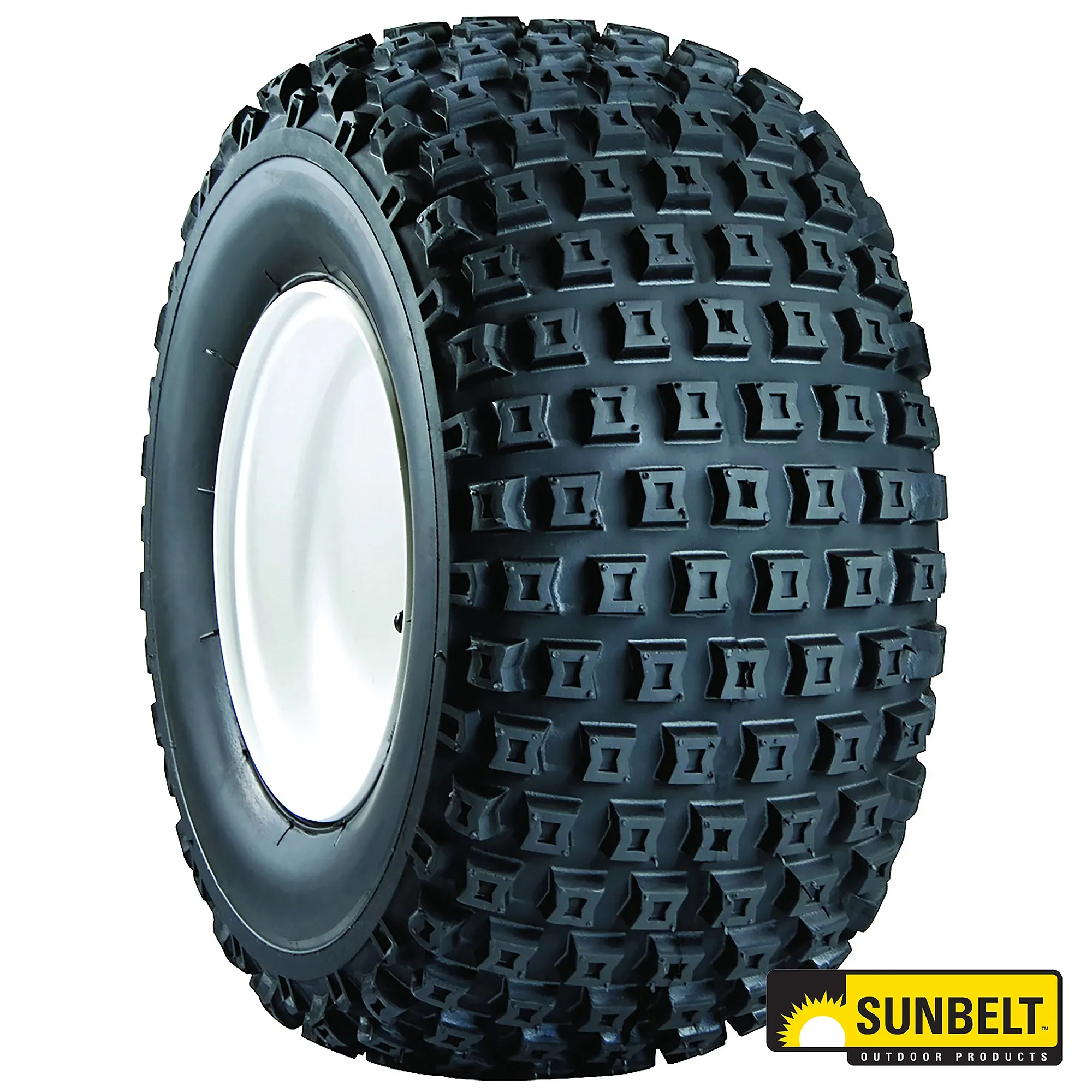 Sunbelt Knobby Tire, AT18 X 9.5 X 8, 2 Ply - A-B1TI86