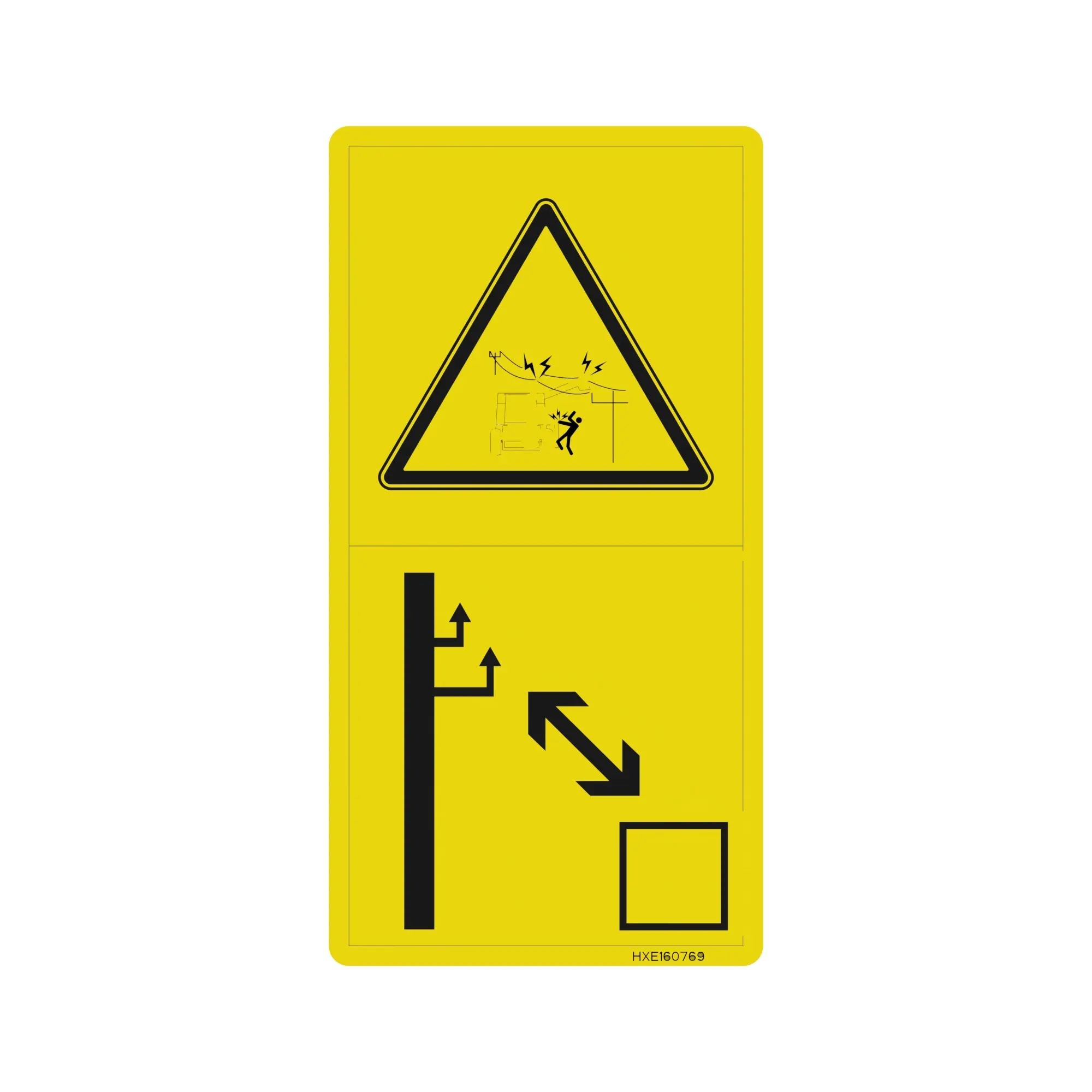 John Deere Power Line Decal Label - HXE160769