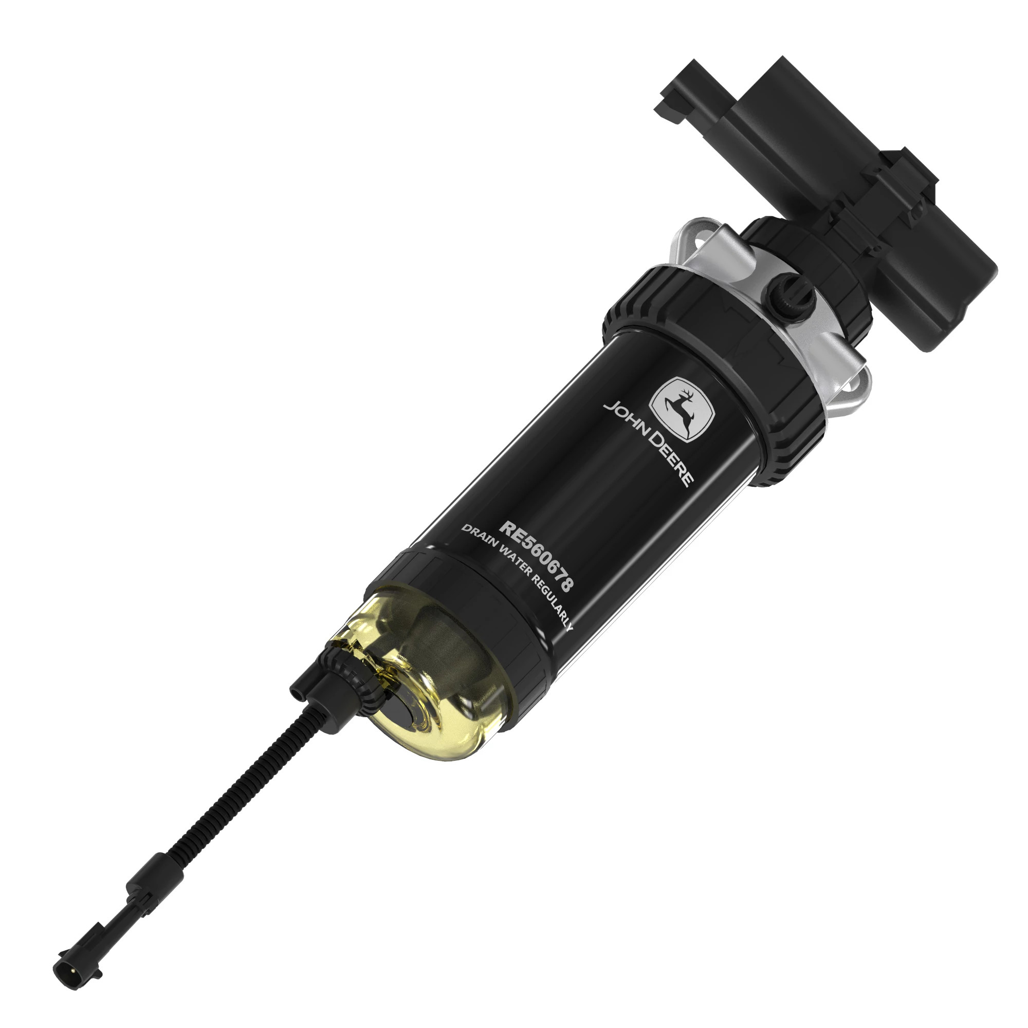 John Deere Primary Fuel Filter Assembly with Water In Fuel Sensor - RE560678
