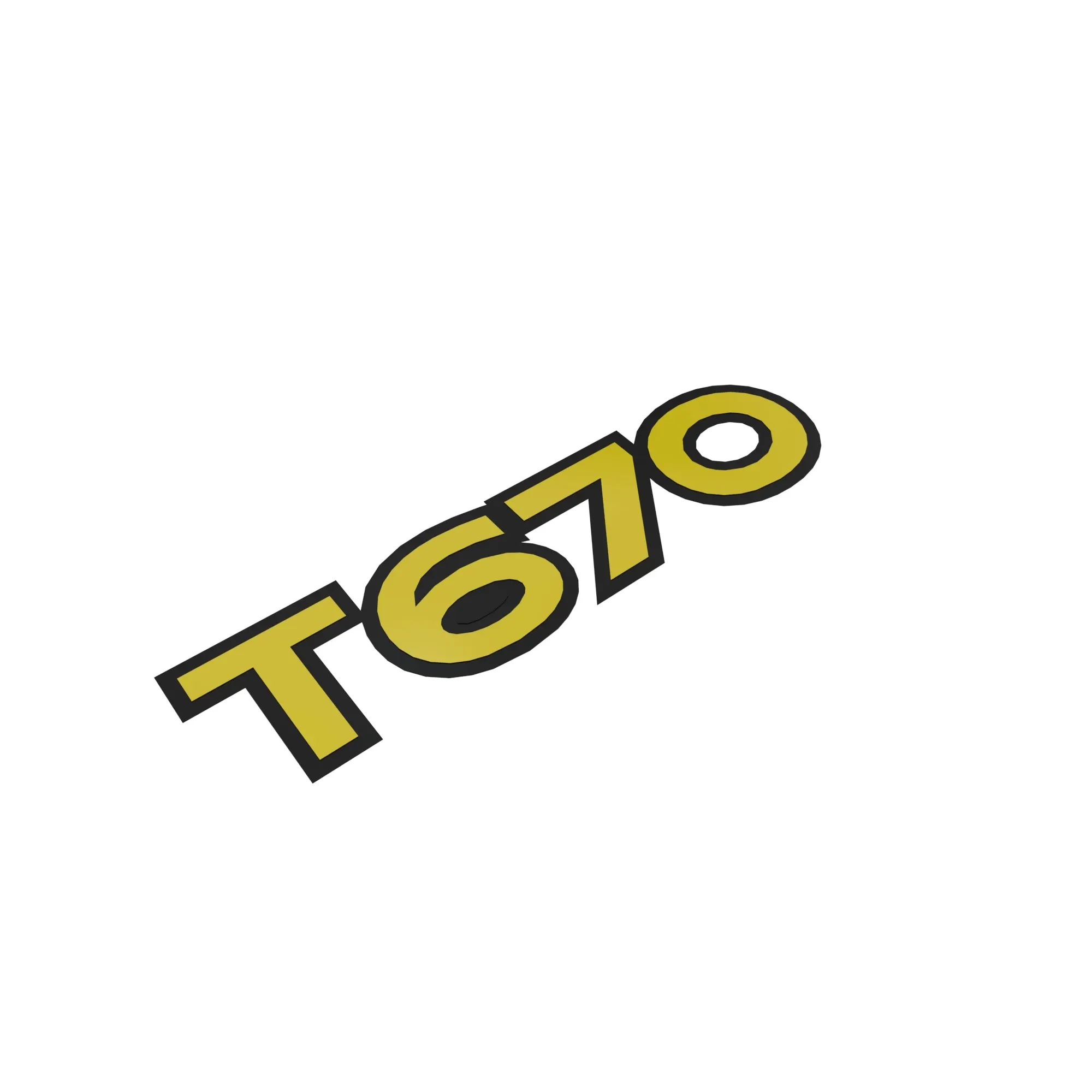 John Deere T670 Label - Z104092