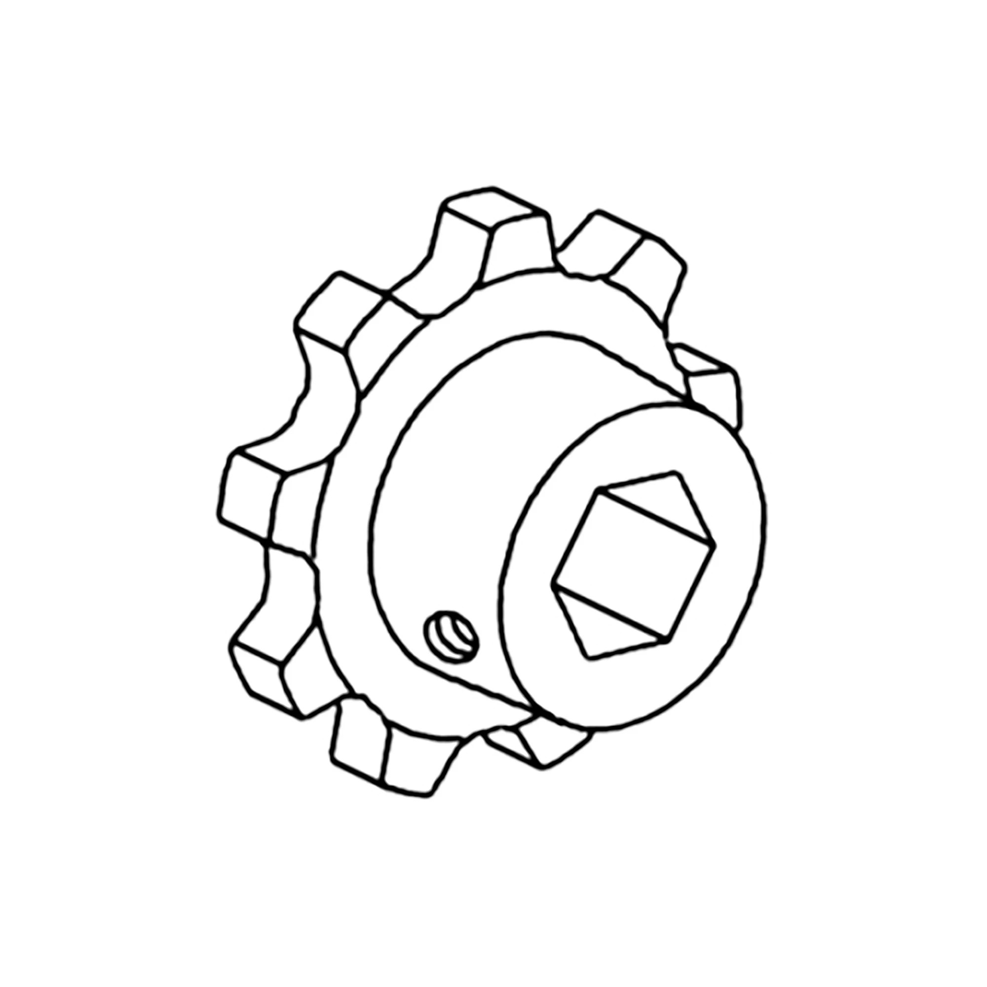 CHAIN SPROCKET Z 27 ASA 40