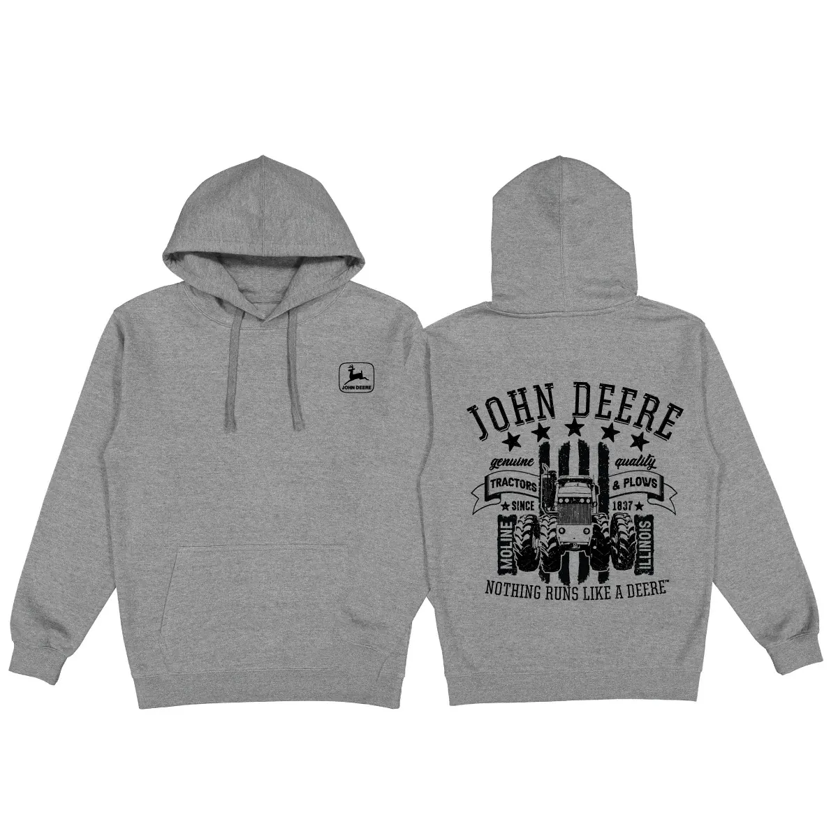 Nothing Runs Like A Deere Hoodie