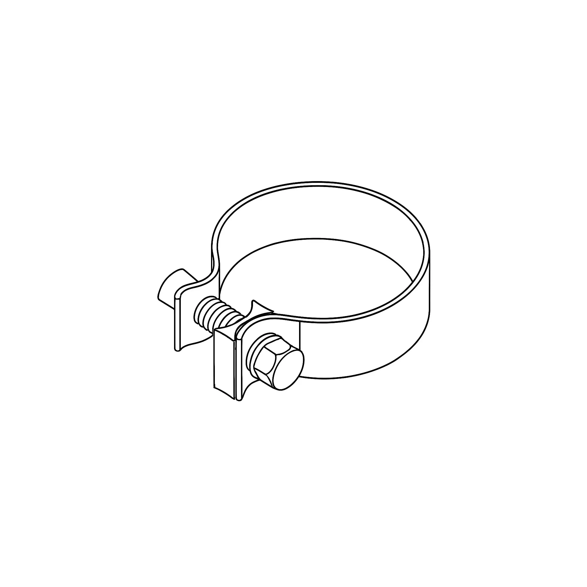 John Deere Muffler Clamp - AT183848