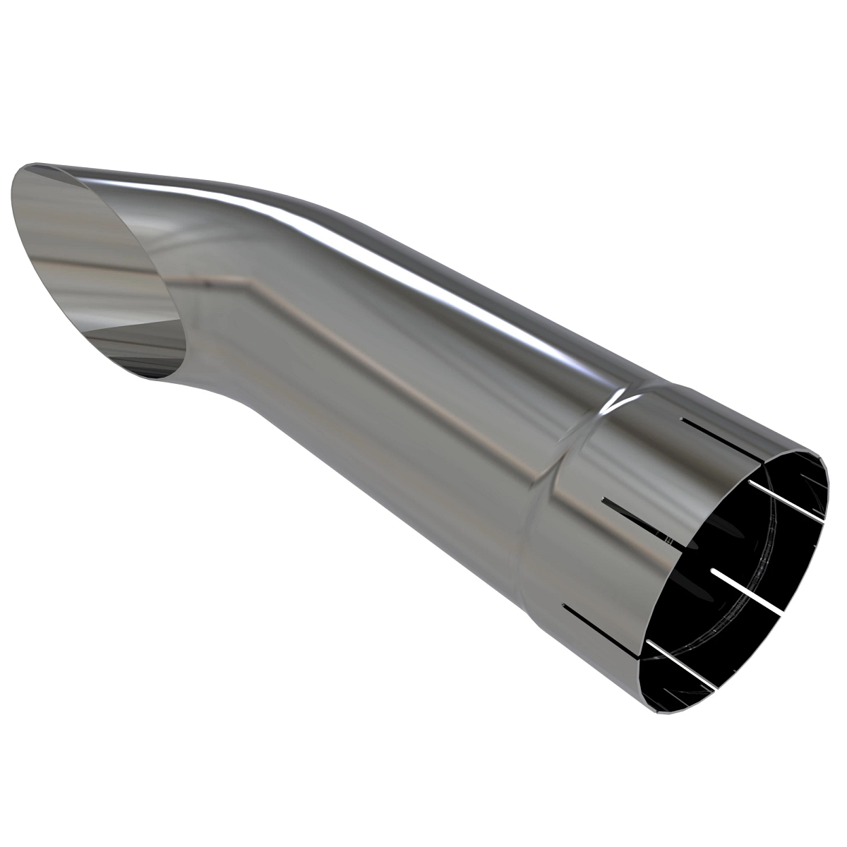 Exhaust Pipe, Exhaust Stack, Chrome