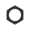DEUTSCH HDP 18 PANEL NUT, PLASTIC