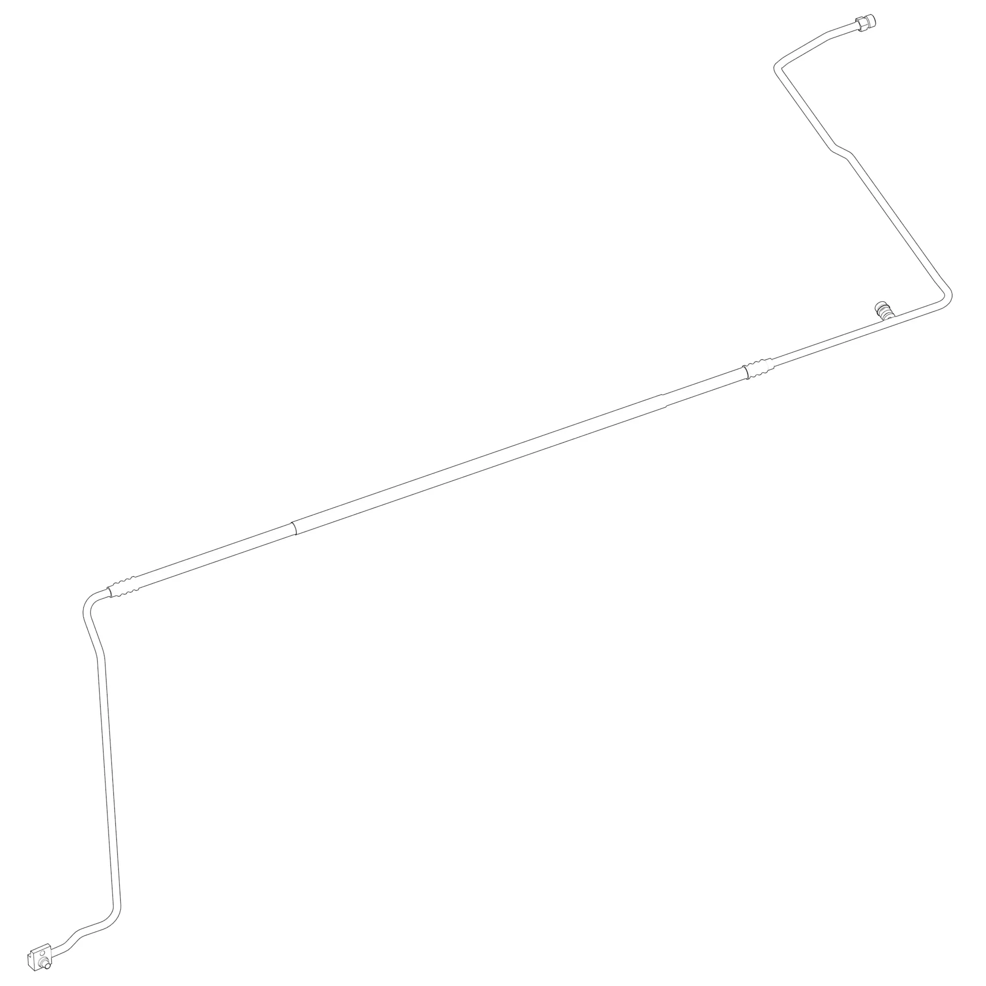 John Deere Refrigerant Pressure Hose - AL209393