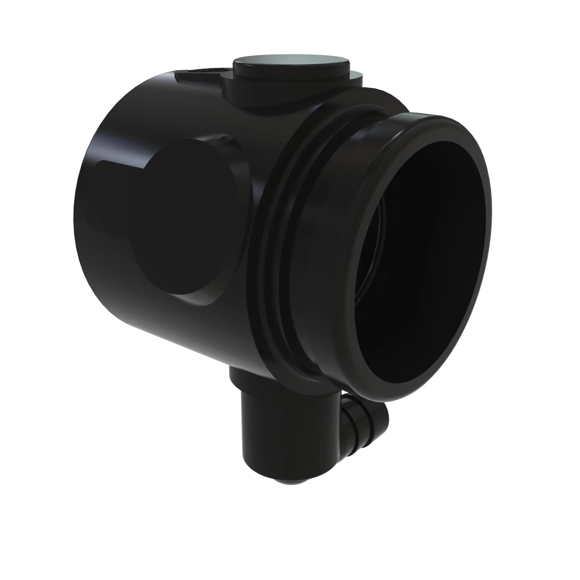 DUST CAP BODY, SCV OIL COLLECTION W/ ELBOW DRAIN FITTING