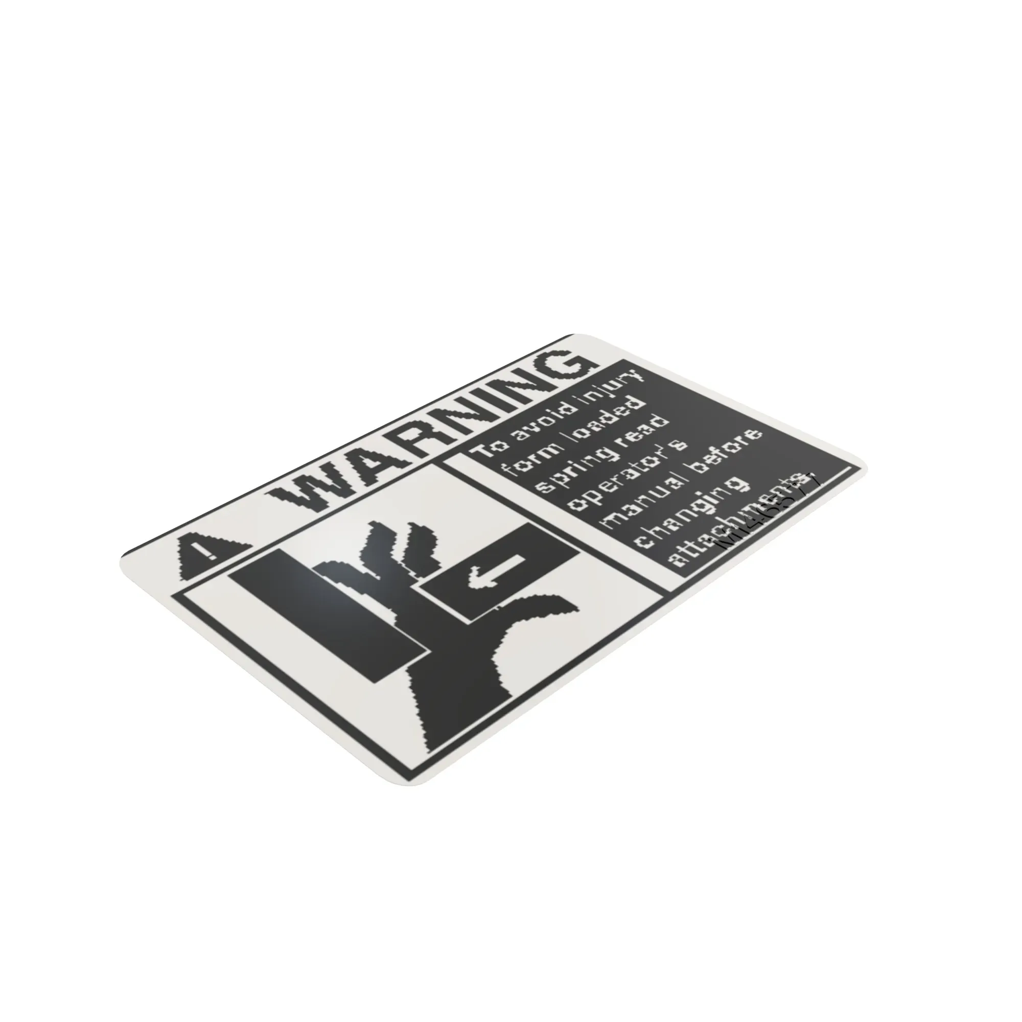 John Deere Safety Sign - M146577