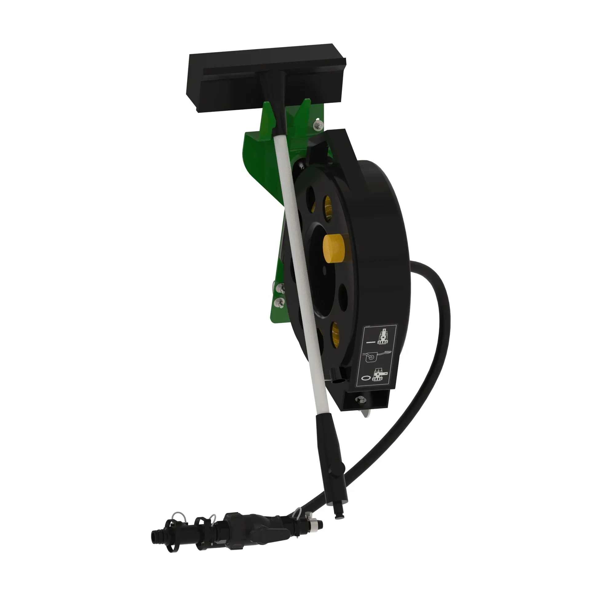 John Deere Wash Brush Kit with Hose Reel - BWZ10043