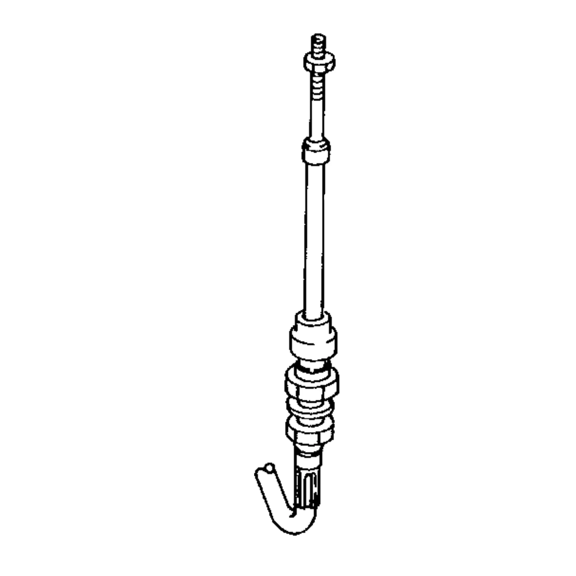 John Deere Speed Control Push Pull Cable - AH92694