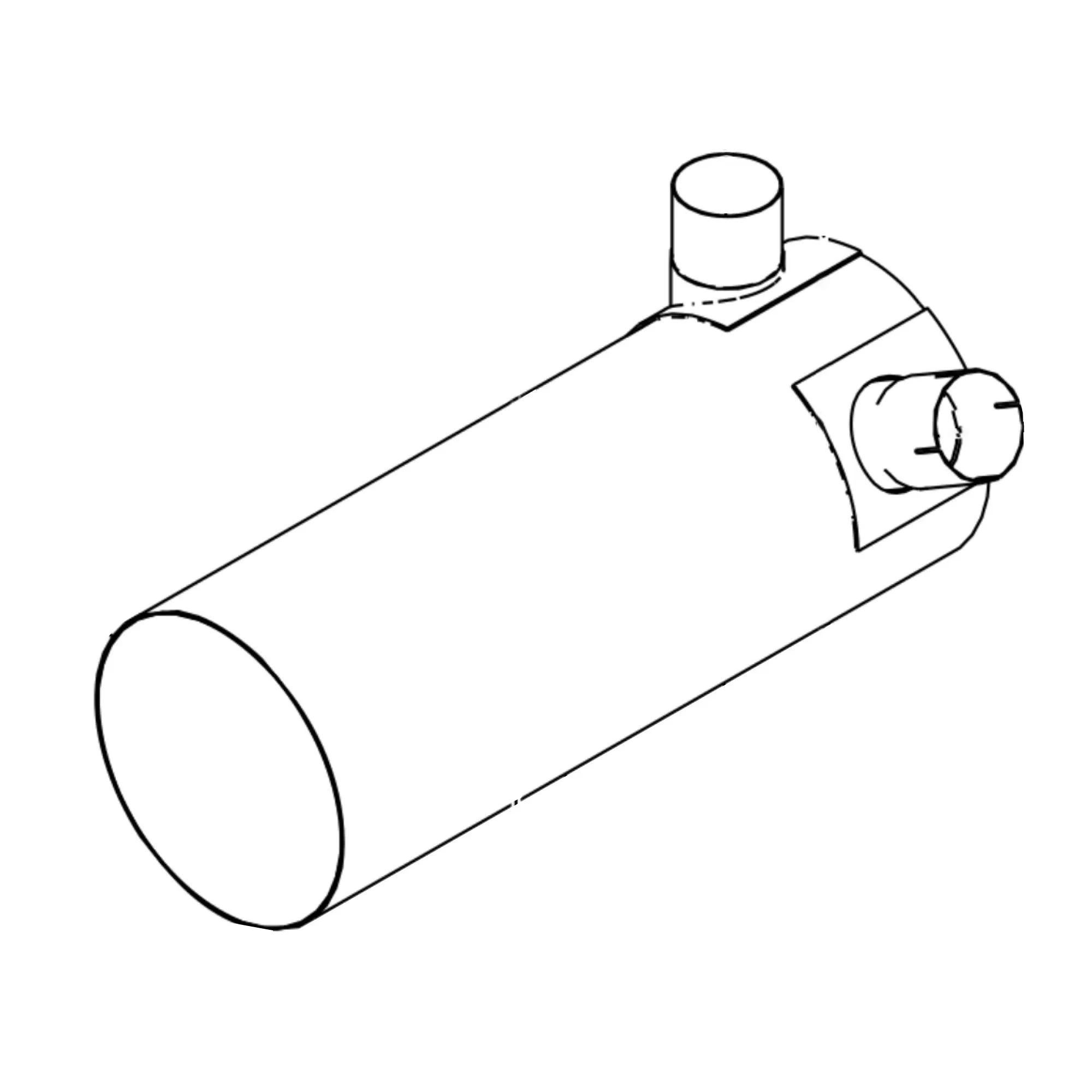 John Deere Non Aspirated Muffler - AT402144
