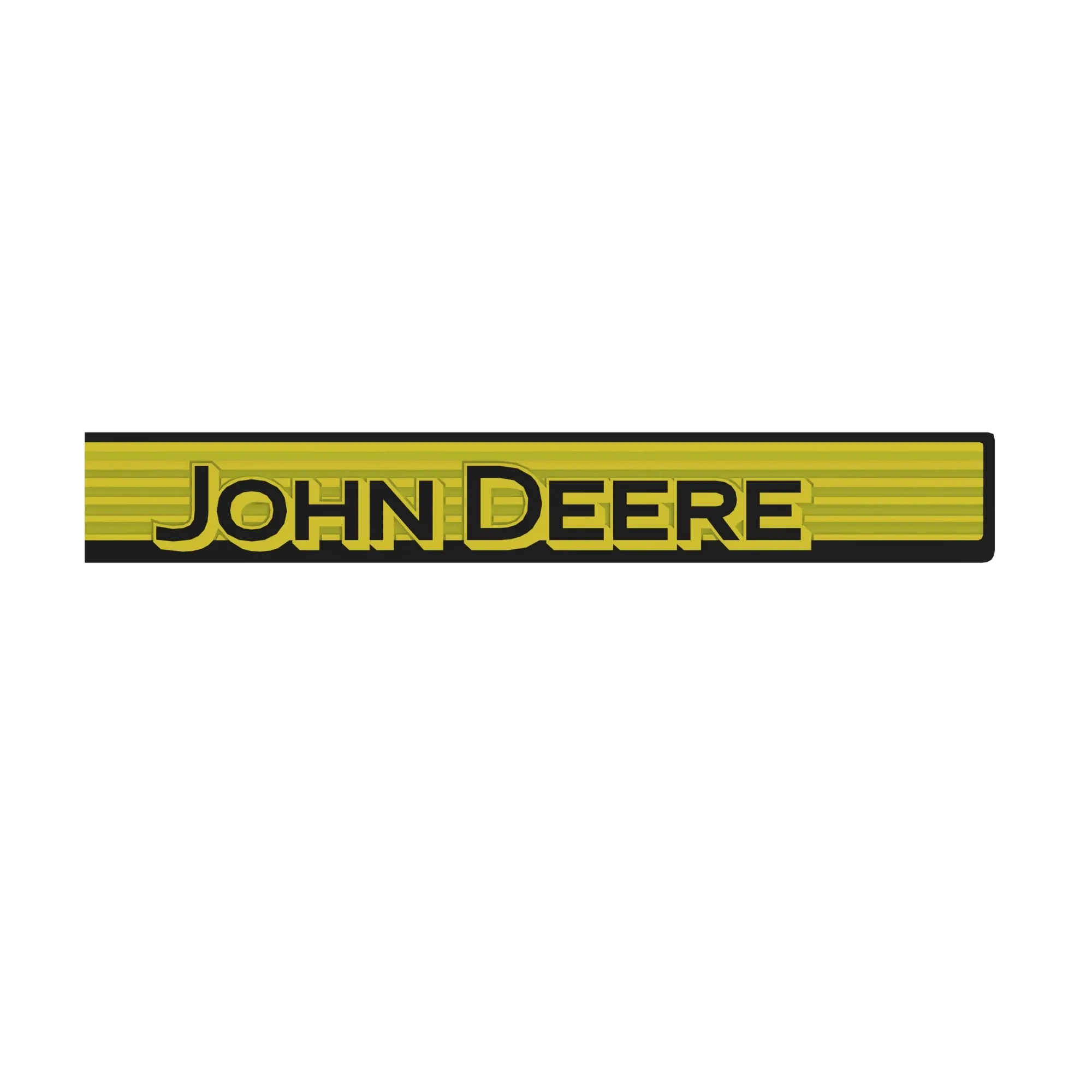 John Deere Border With John Deere Logotype - T348522