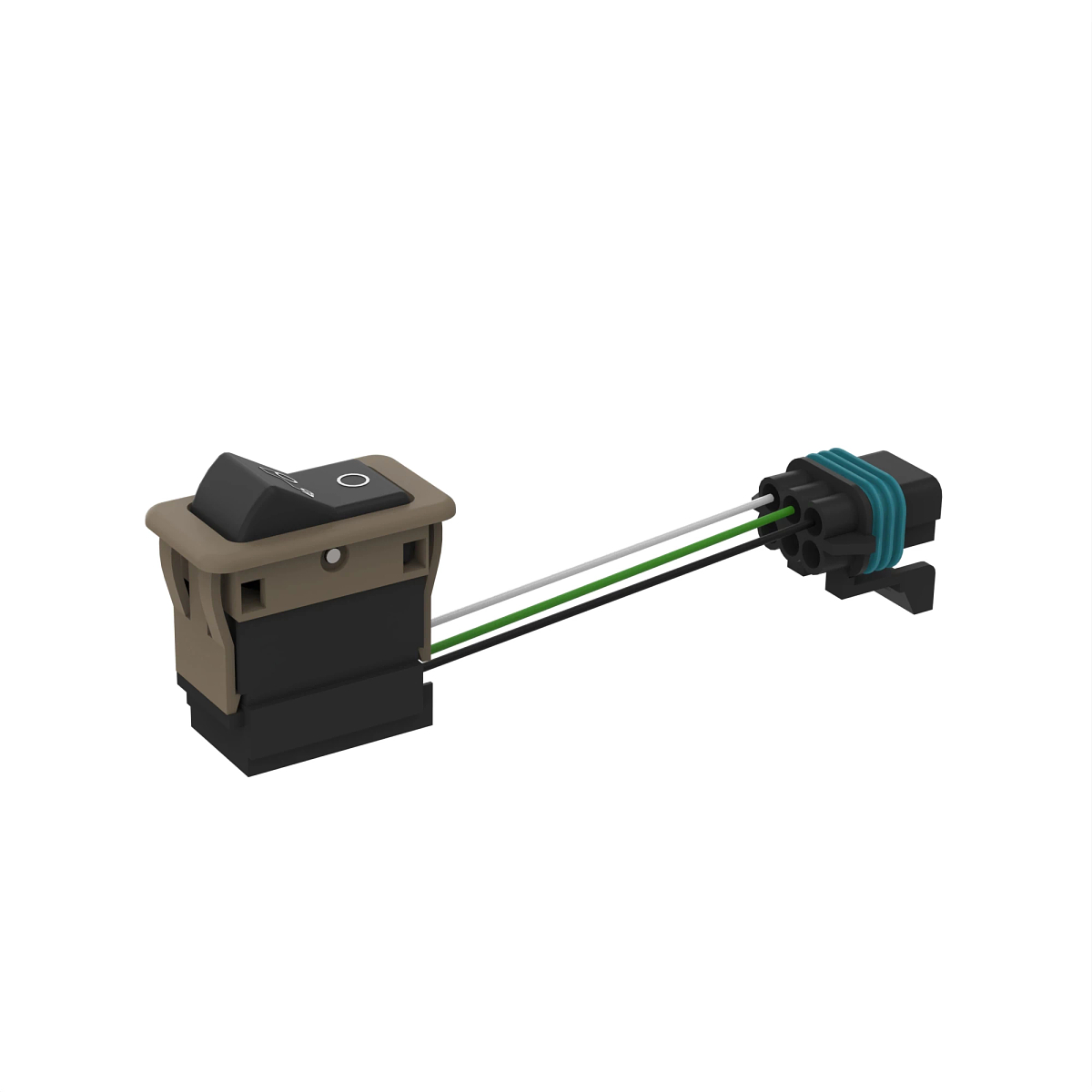 TOGGLE/ROCKER SWITCH, MFWD, 2 POSIT