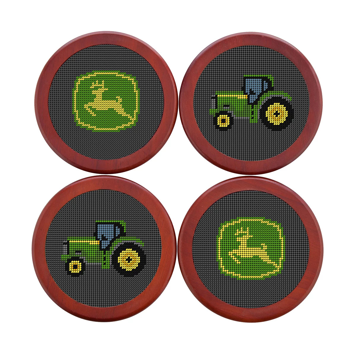 Smathers & Branson Stitched 4 Pack Coaster Set