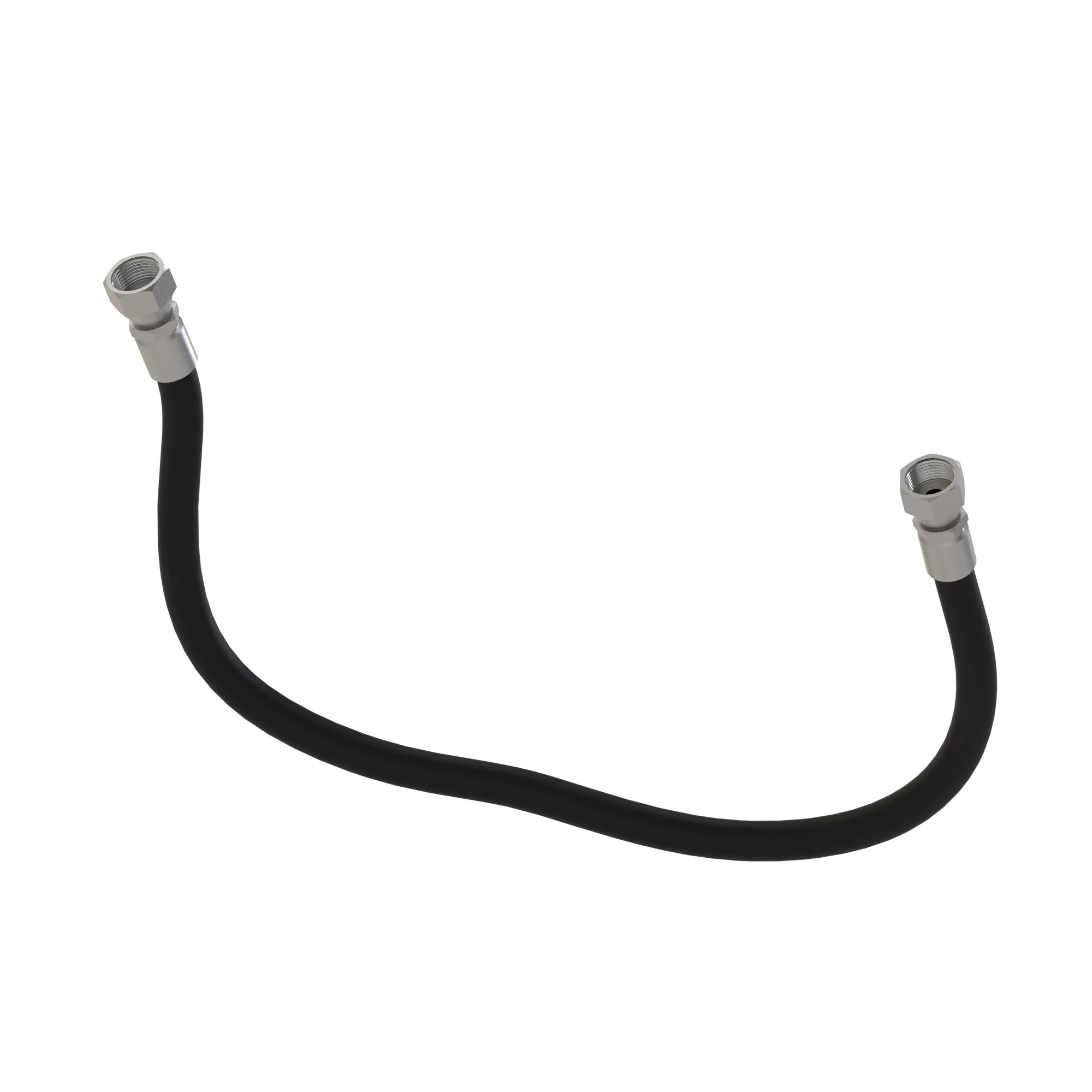 John Deere Feedroll Motor Return Hydraulic Hose - AXE83065