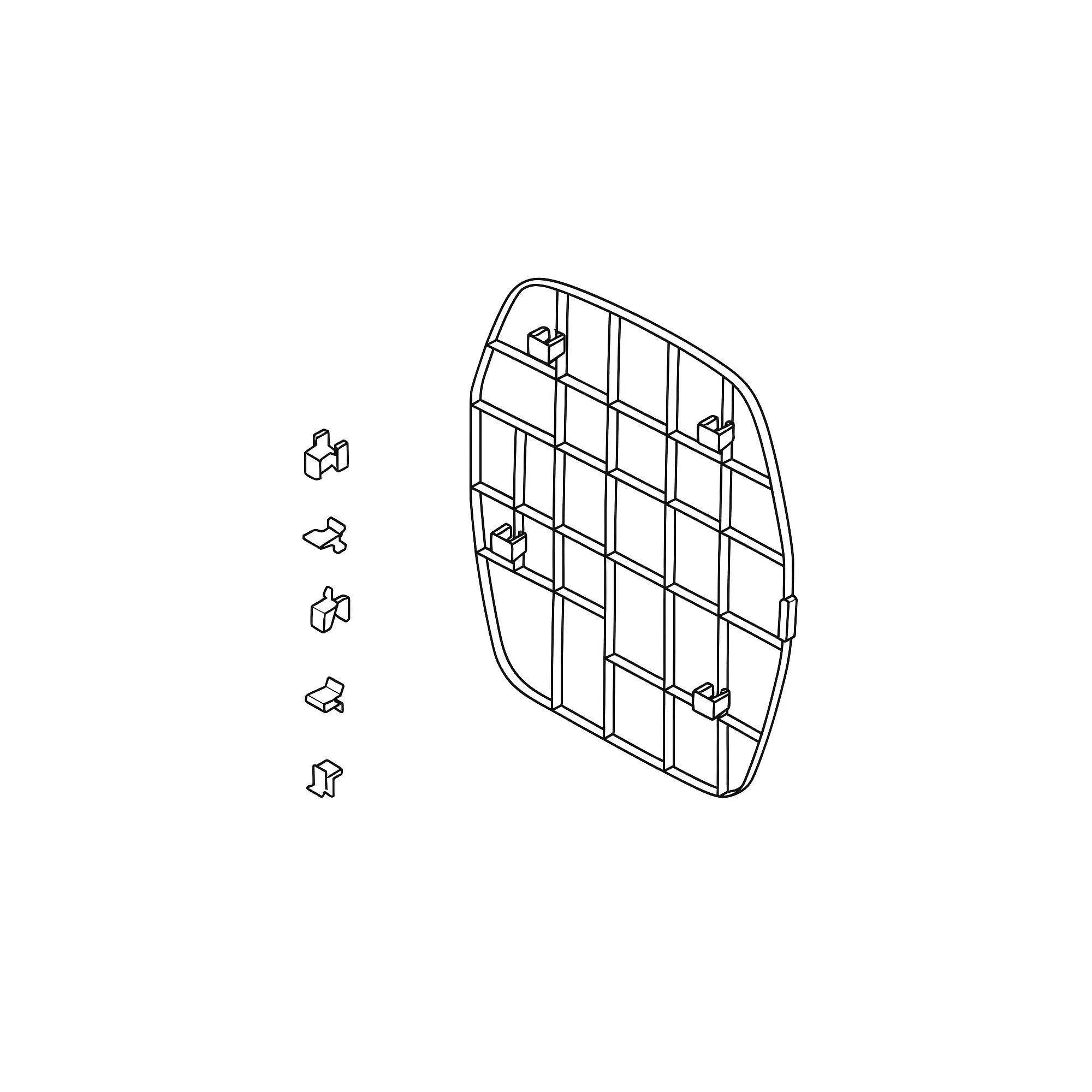 John Deere Seat Back Cover - RE299522