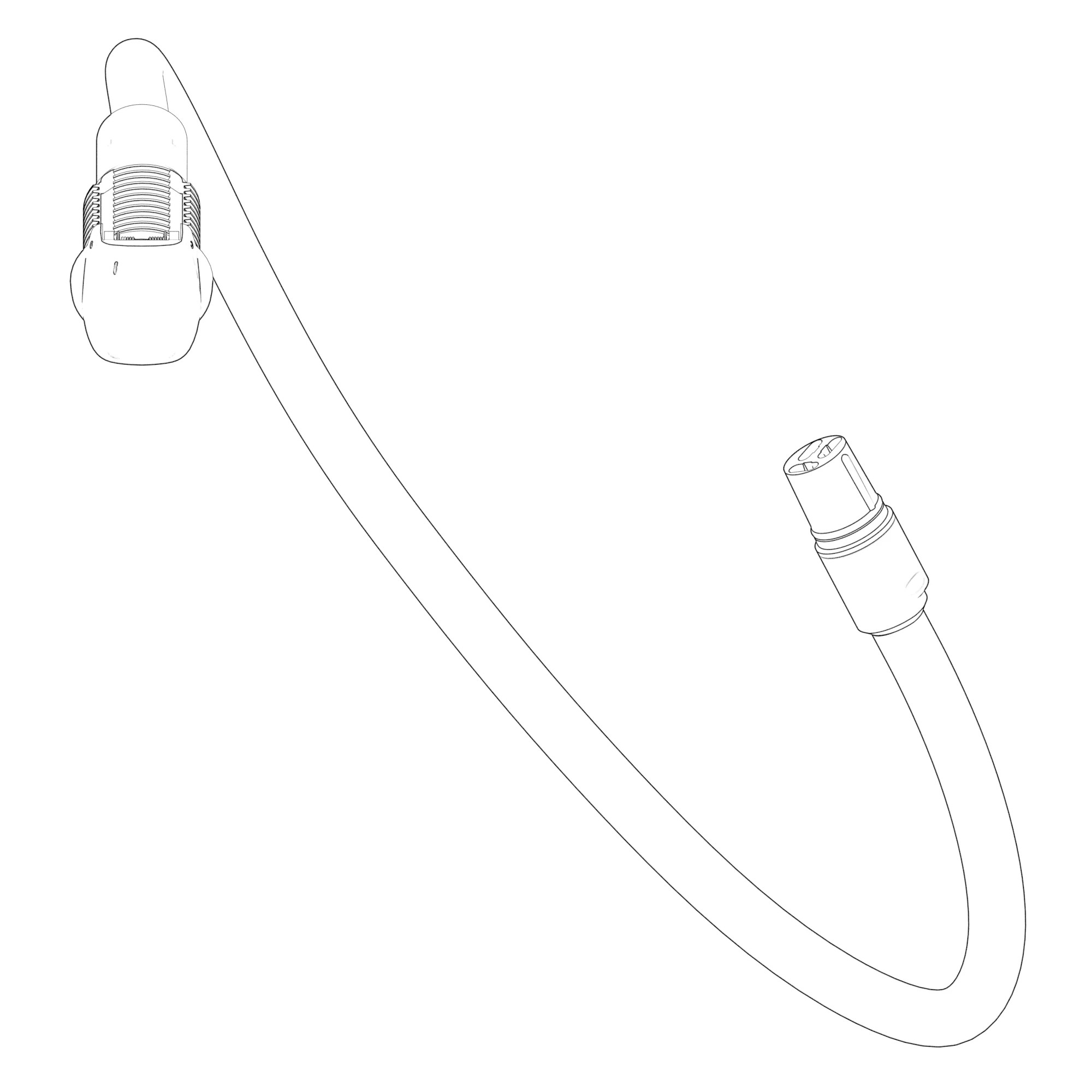 John Deere Coolant Heater Inlet Cable - AL172985