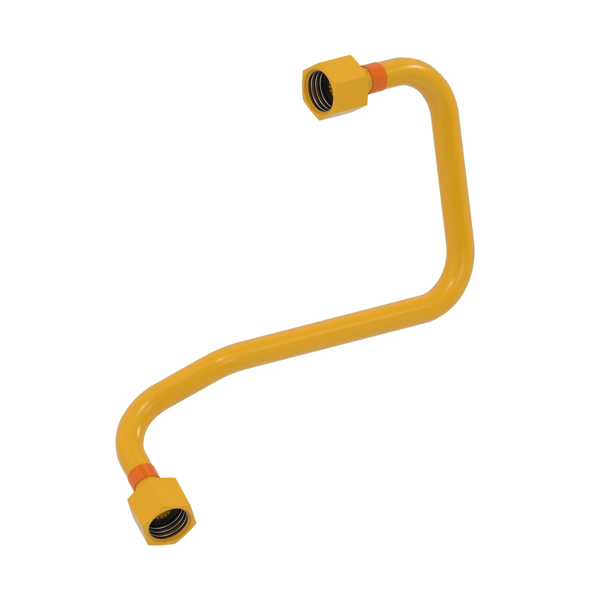 John Deere Cooler Differential Lock Tee to Bulkhead Oil Line - AT501570